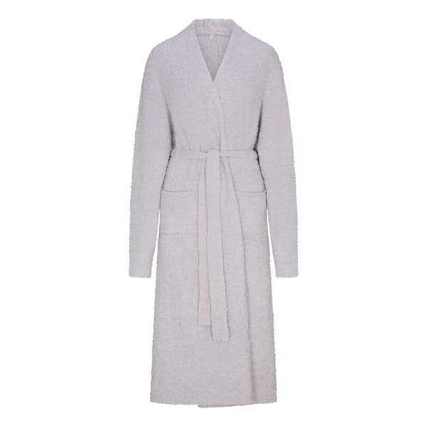 COZY KNIT UNISEX ROBE | ZEN BLUE FLAT ON A WHITE BACKGROUND | FLT