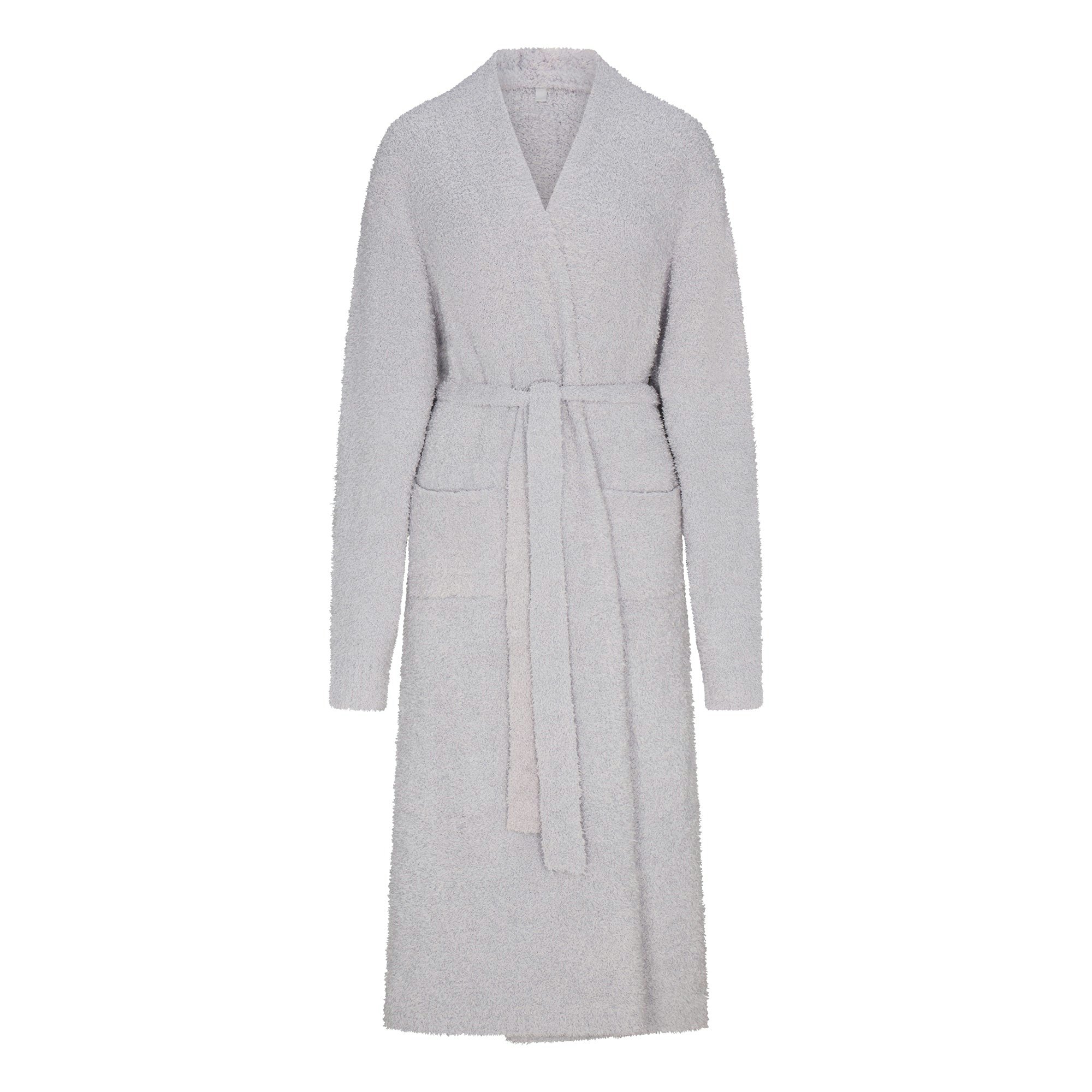 COZY KNIT UNISEX ROBE | ZEN BLUE FLAT ON A WHITE BACKGROUND | FLT