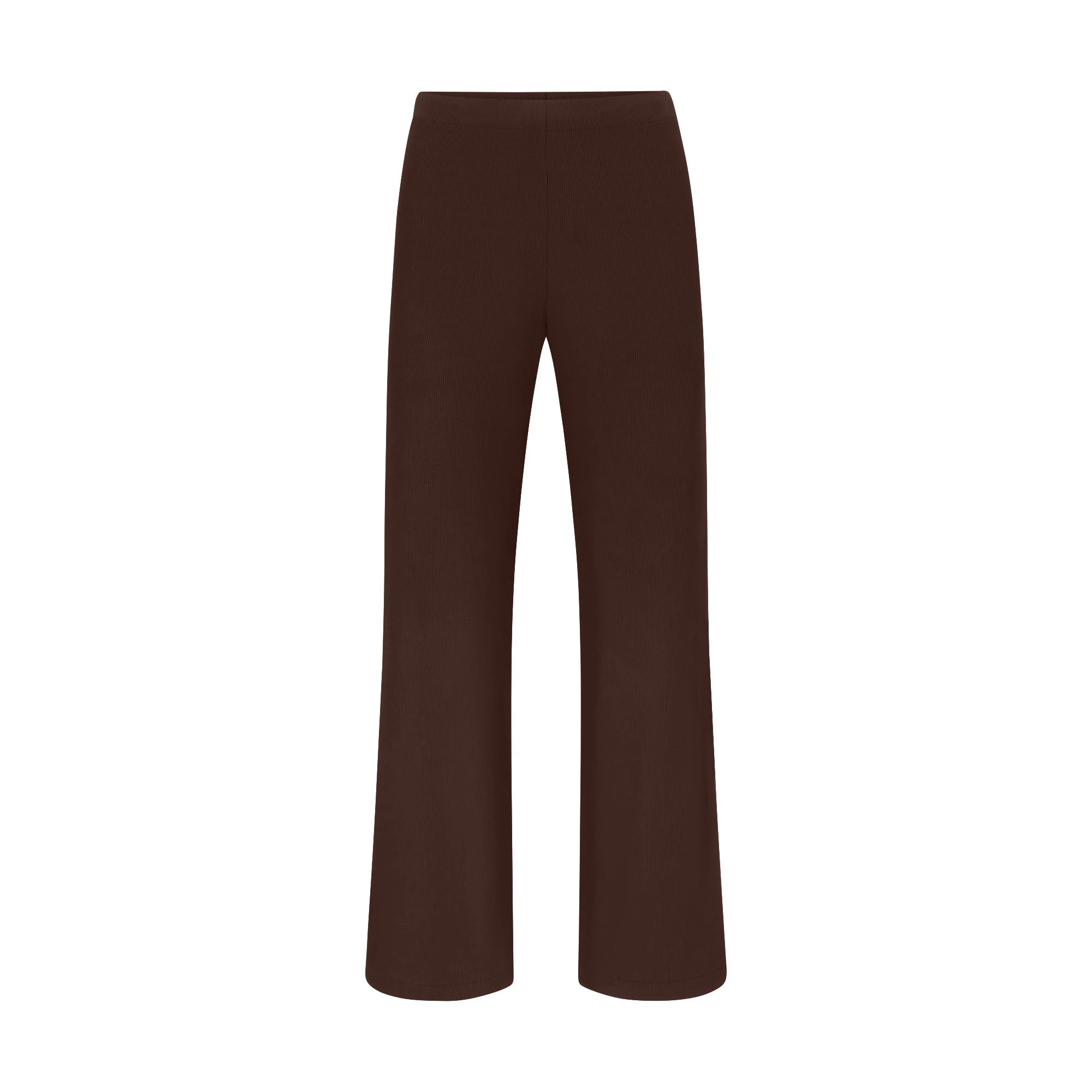 SOFT LOUNGE SLEEP SET | COCOA FLAT ON A WHITE BACKGROUND | FLT