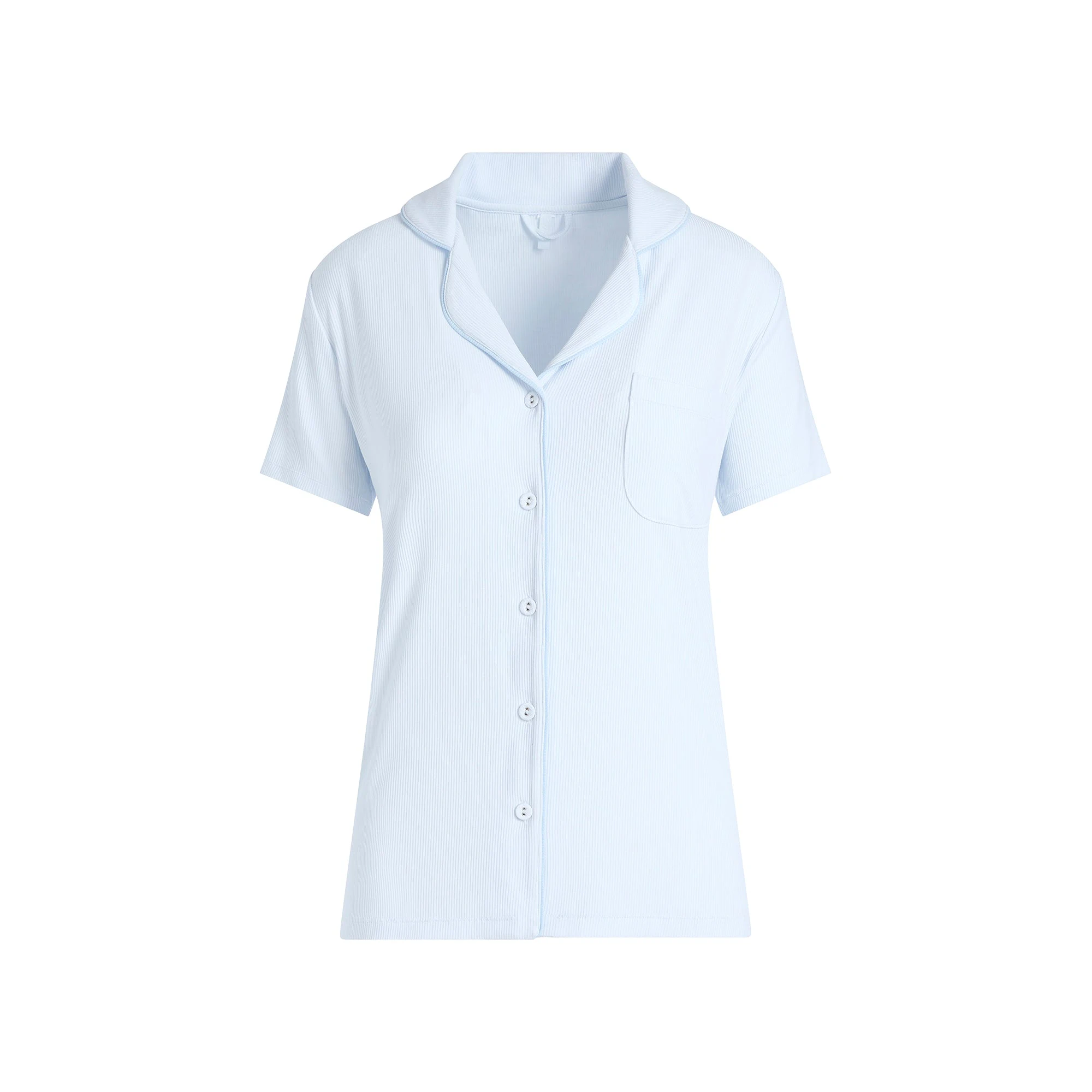 SOFT LOUNGE SHORT SLEEP SET | BLUE QUARTZ ADDITIONAL FABRIC DETAILS