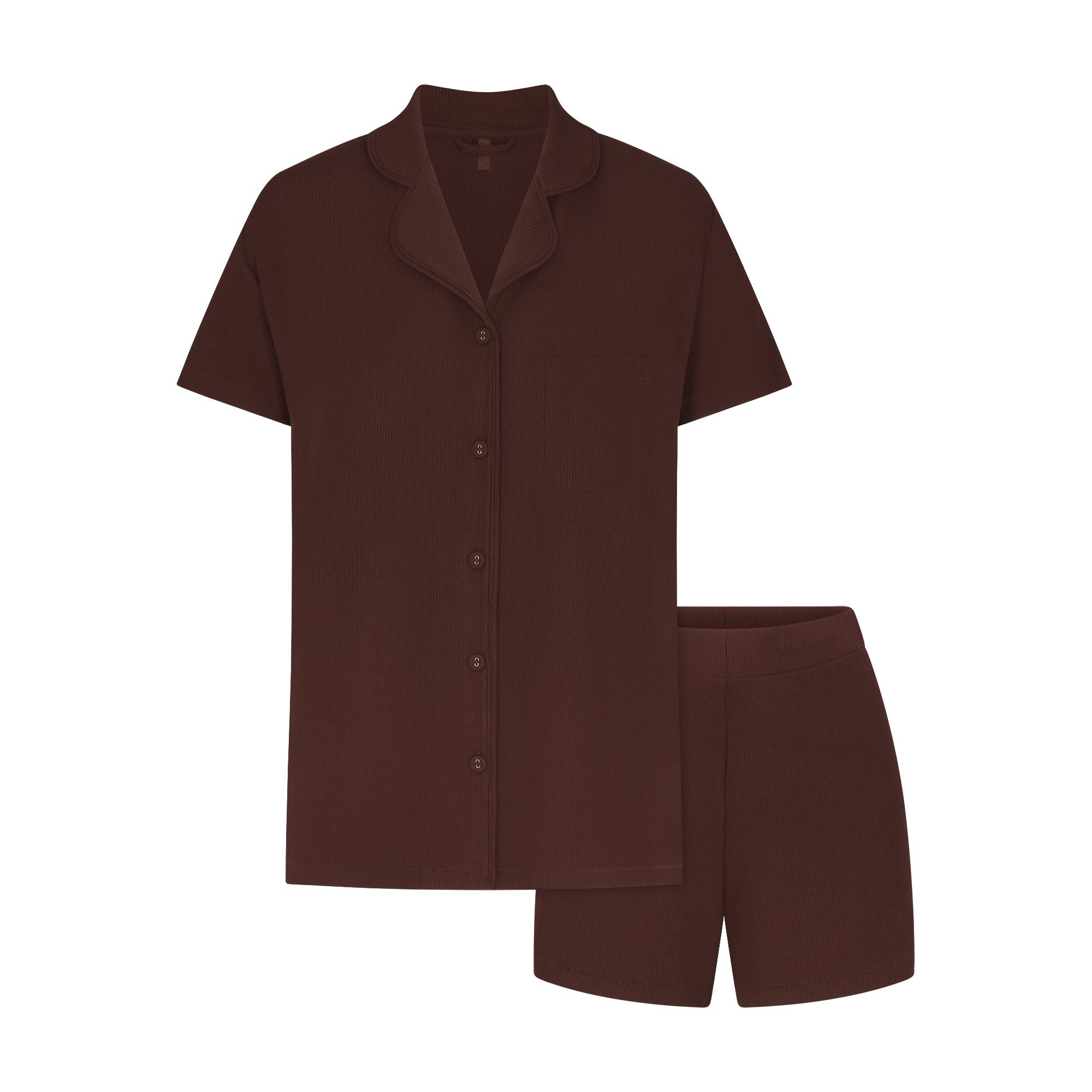 SOFT LOUNGE SHORT SLEEP SET | COCOA | SKIMS