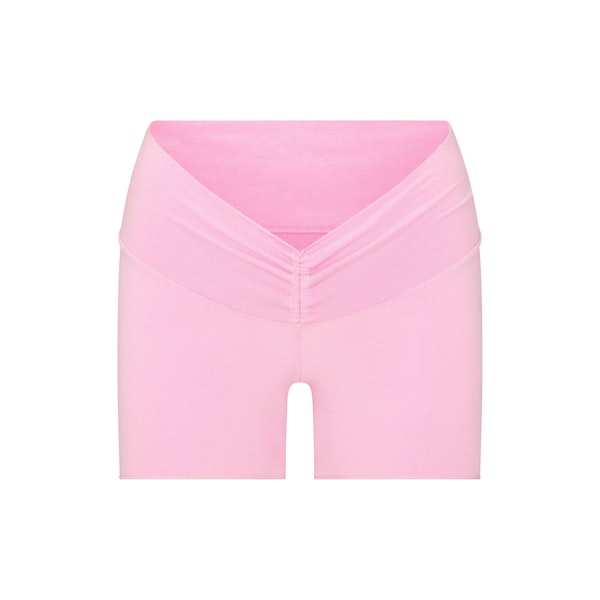 COTTON TWIST SHORT | COTTON CANDY (SHORTS, BOTTOMS)FLAT ON A WHITE BACKGROUND | FLT