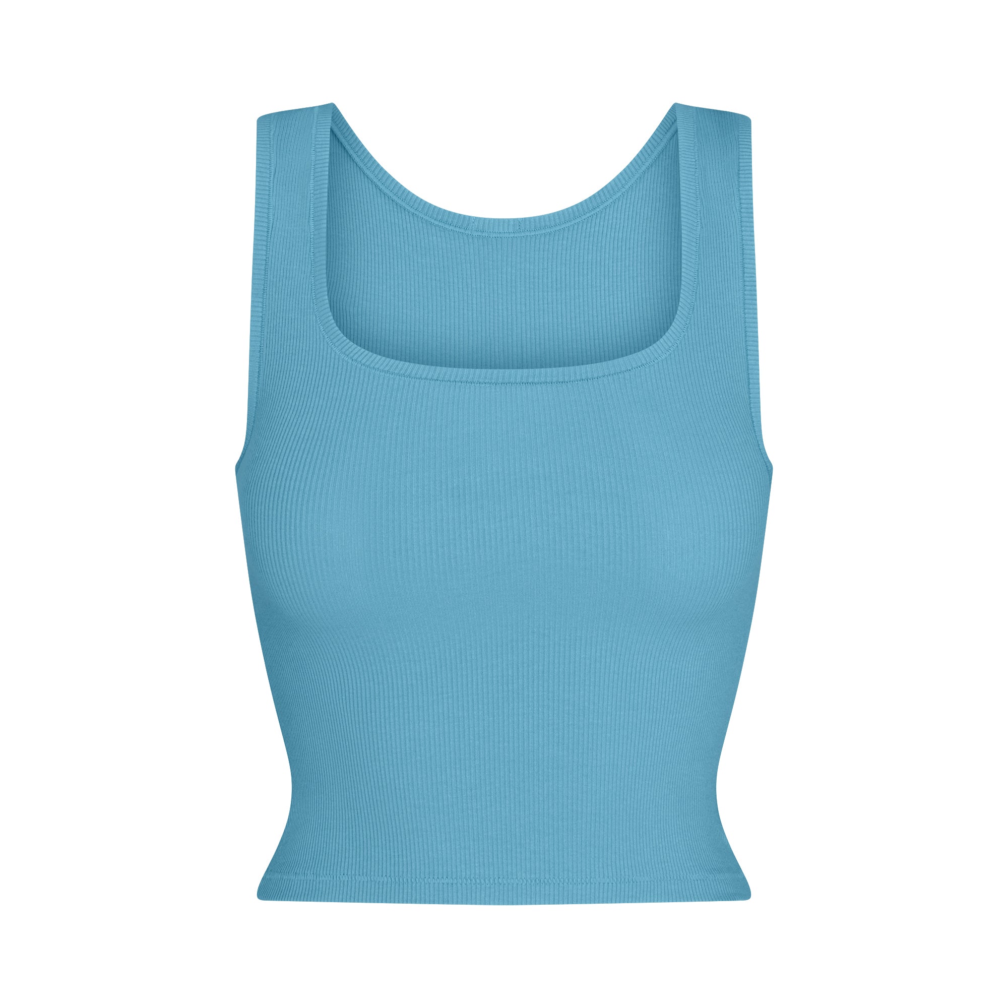 新品、タグ付き‼︎ SKIMS Cotton Rib Tank COTTON RIB TANK | SOOT | SKIMS