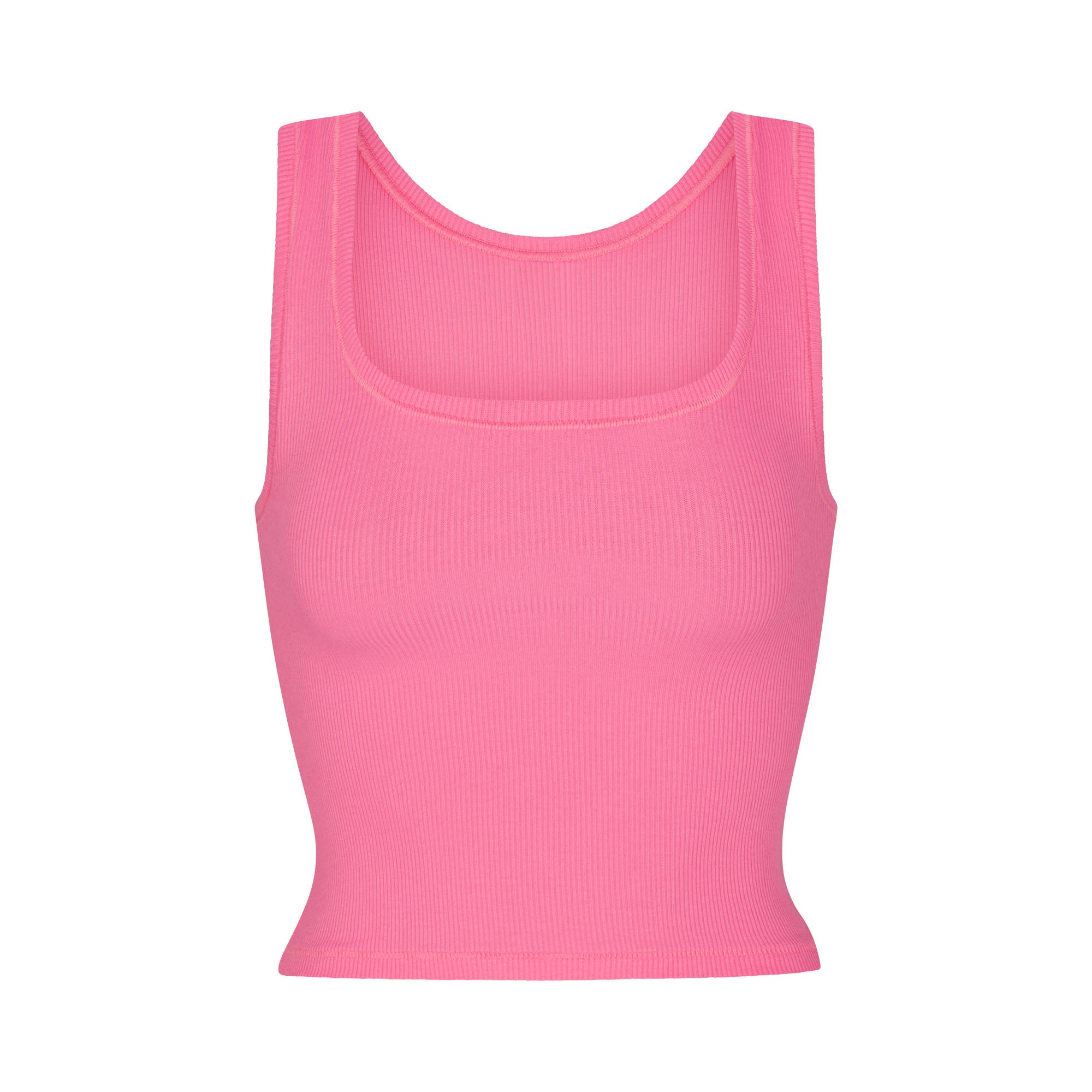 COTTON RIB TANK | SUGAR PINK | XXS