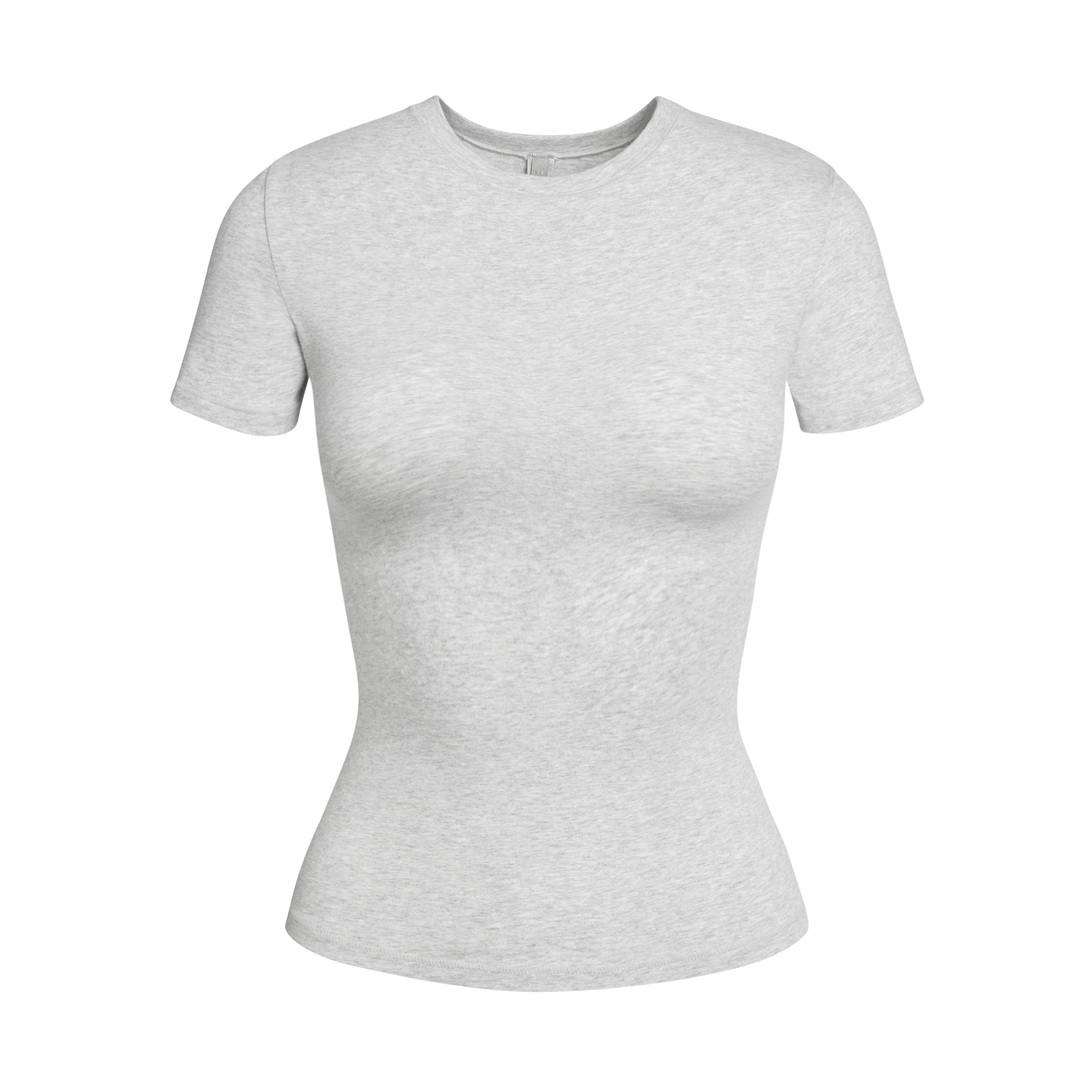 20-60代からのファッション通販  COTTON JERSEY T-SHIRT | LIGHT HEATHER GREY トップス