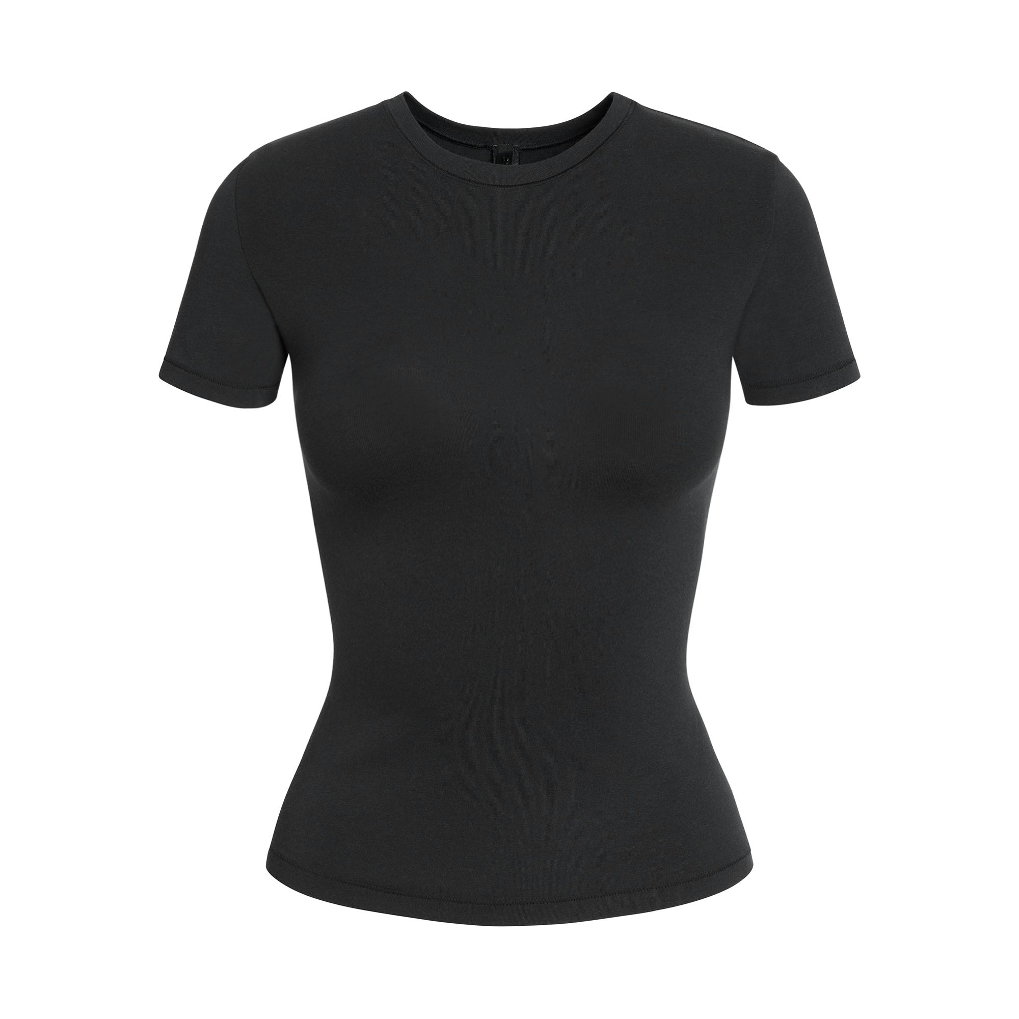 COTTON JERSEY T-SHIRT | SOOT FLAT ON A WHITE BACKGROUND | FLT