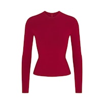 COTTON JERSEY LONG SLEEVE T-SHIRT