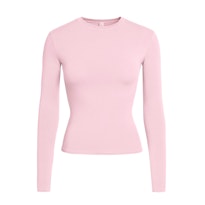 COTTON JERSEY LONG SLEEVE T-SHIRT