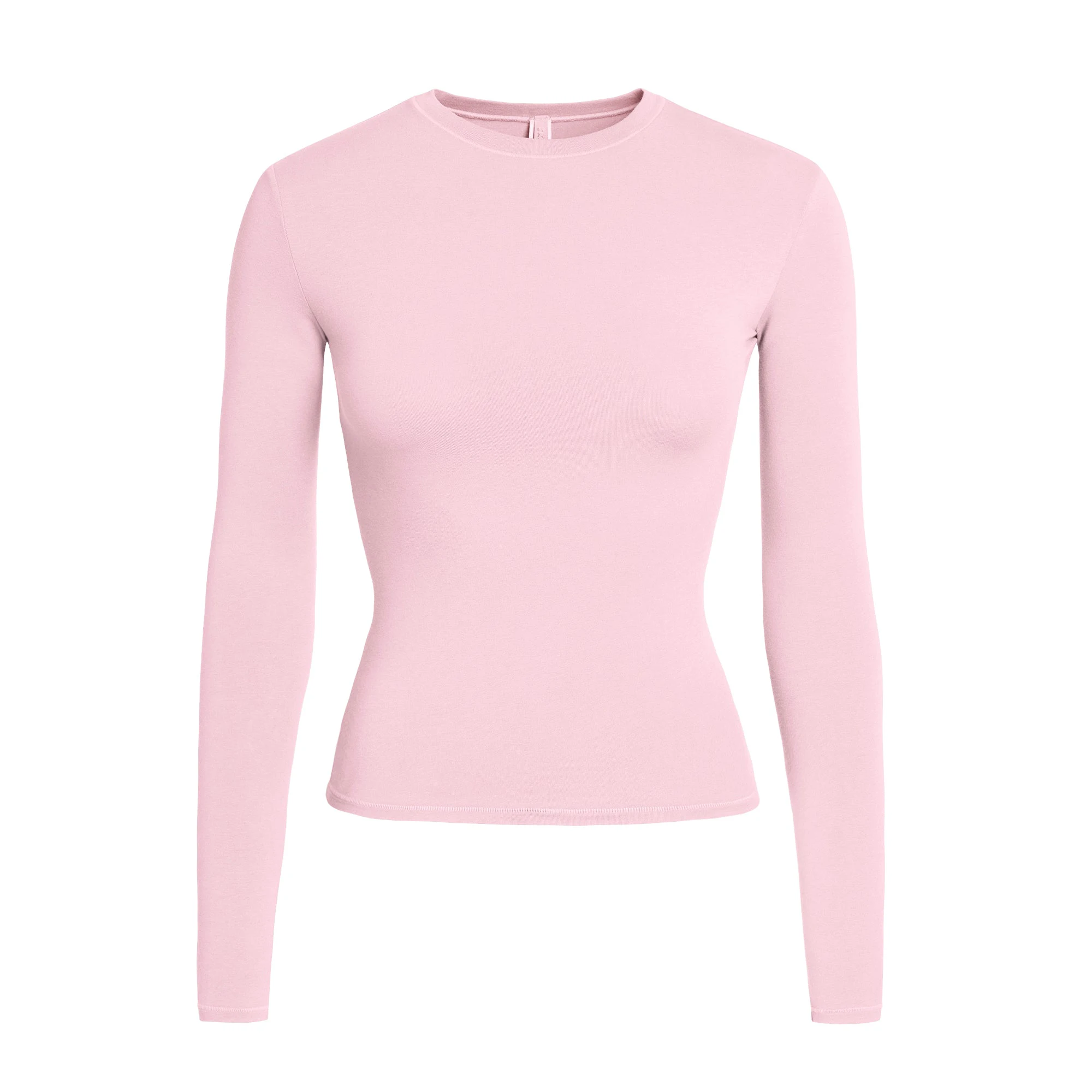 COTTON JERSEY LONG SLEEVE T-SHIRT | HALITE FLAT ON A WHITE BACKGROUND @ | FLT