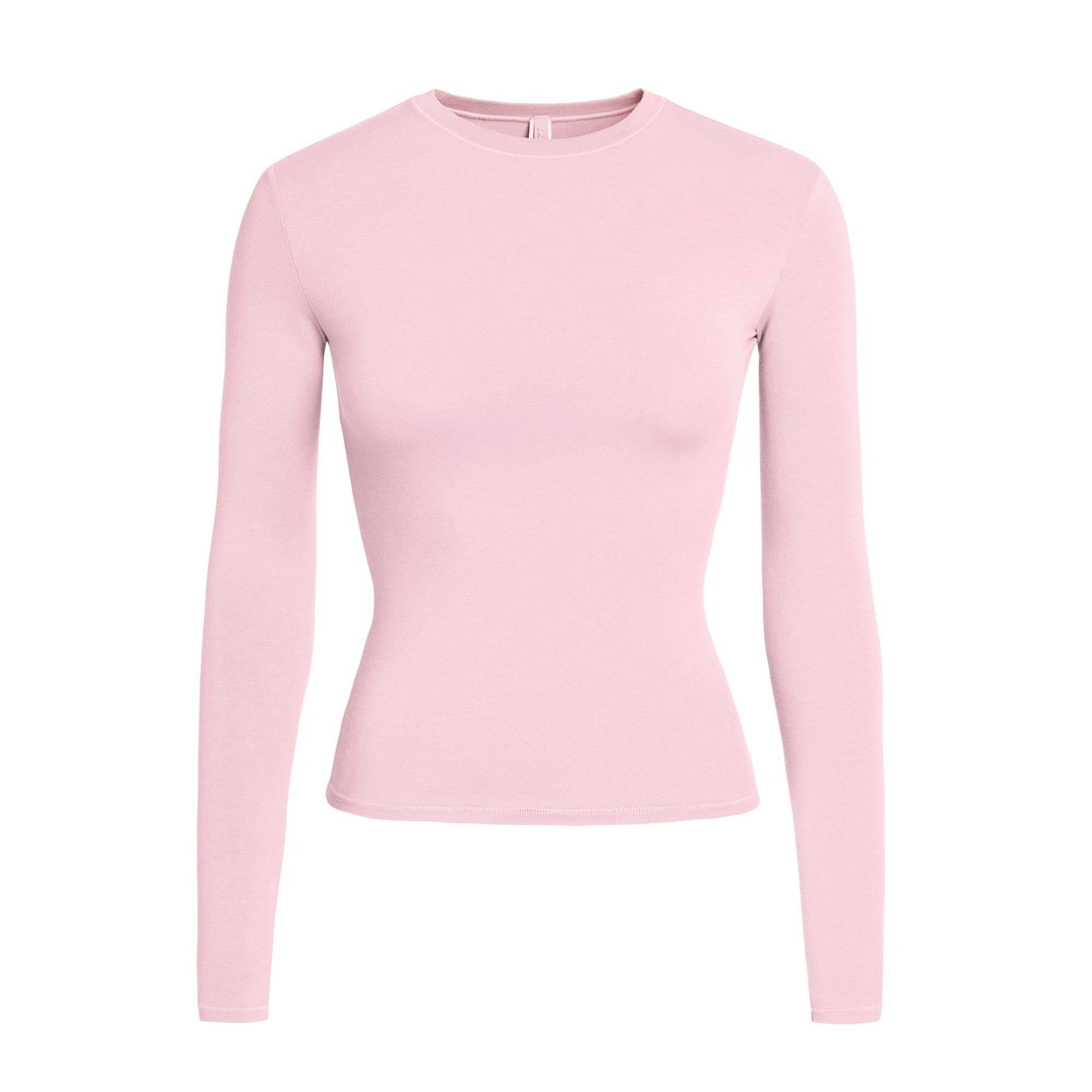 COTTON JERSEY LONG SLEEVE T-SHIRT | HALITE FLAT ON A WHITE BACKGROUND @ | FLT