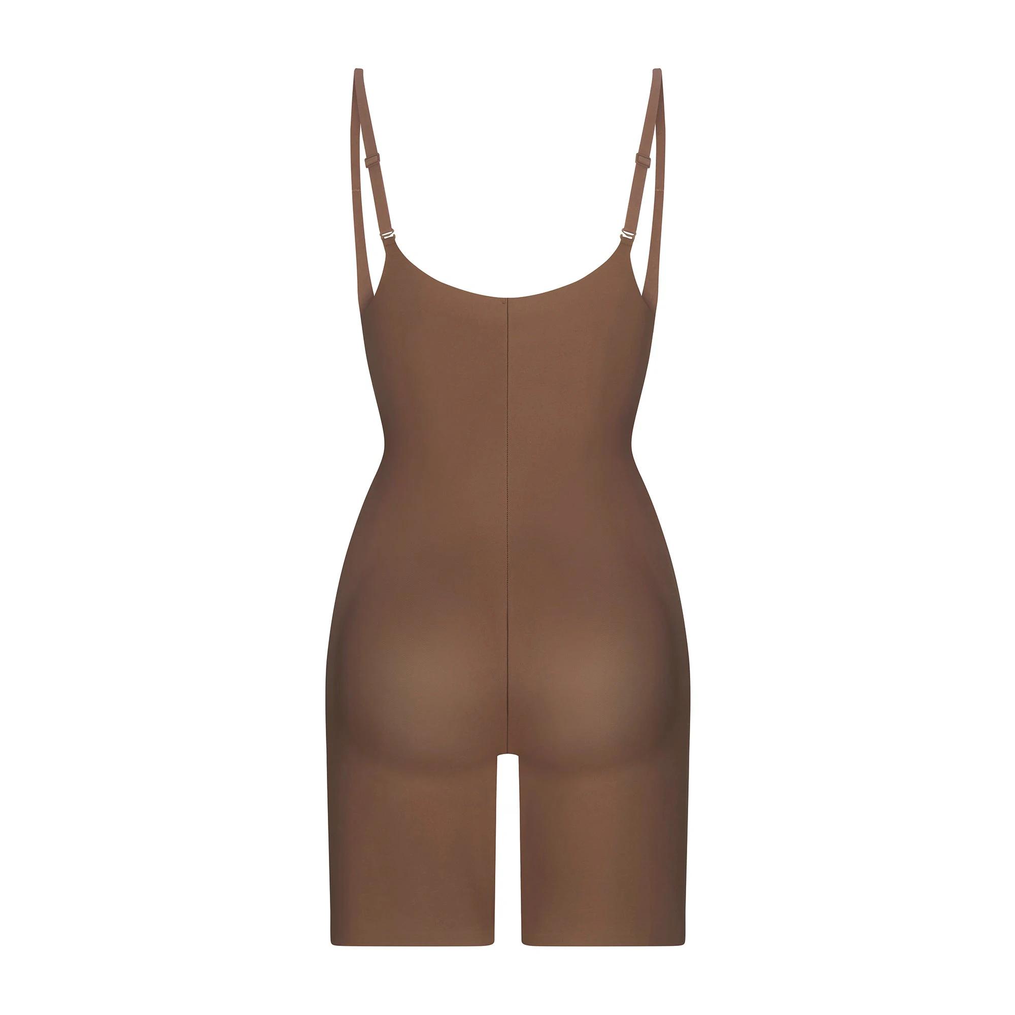 SKIMS BODY BUTT ENHANCING OPEN BUST PADDED BODYSUIT | JASPER FLAT ON A WHITE BACKGROUND | FLT | FLT