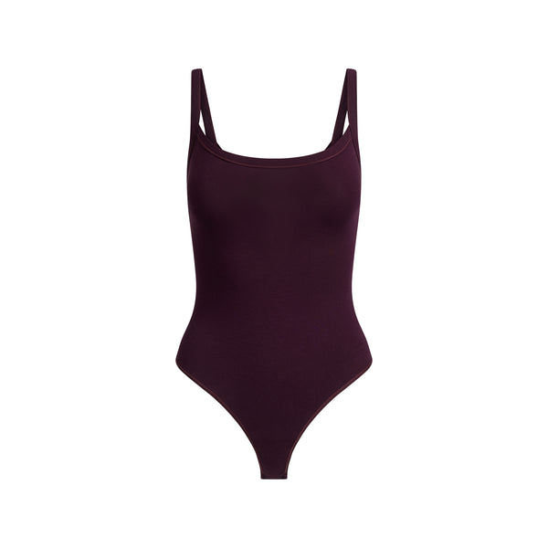 【関税込み】SKIMS ブラック コットン Plunge ブラレット COTTON RIB PLUNGE BRALETTE | SOOT