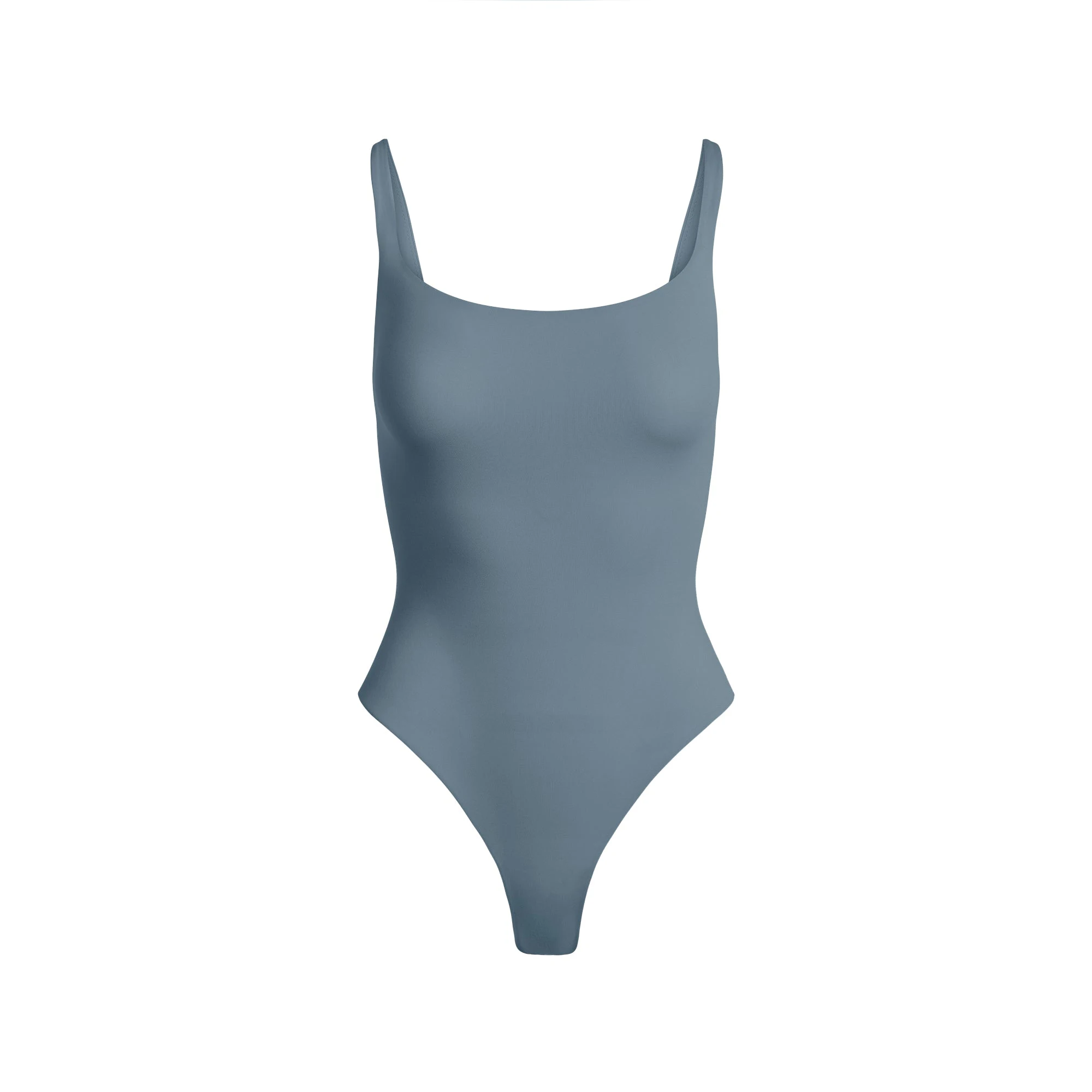 FITS EVERYBODY SQUARE NECK BODYSUIT | ZIRCON FLAT ON A WHITE BACKGROUND | FLT