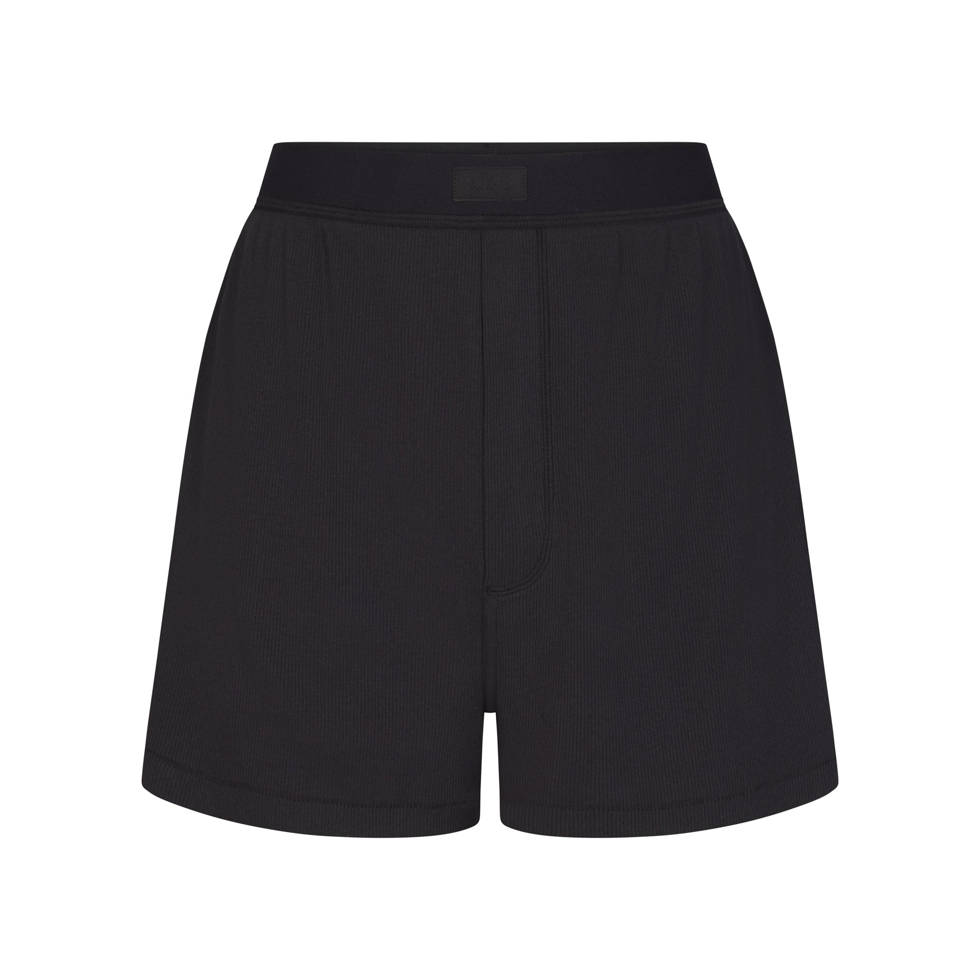 【SKIMS】COTTON RIB LOOSE BOXER▲ランジェリー COTTON RIB LOOSE BOXER | SOOT