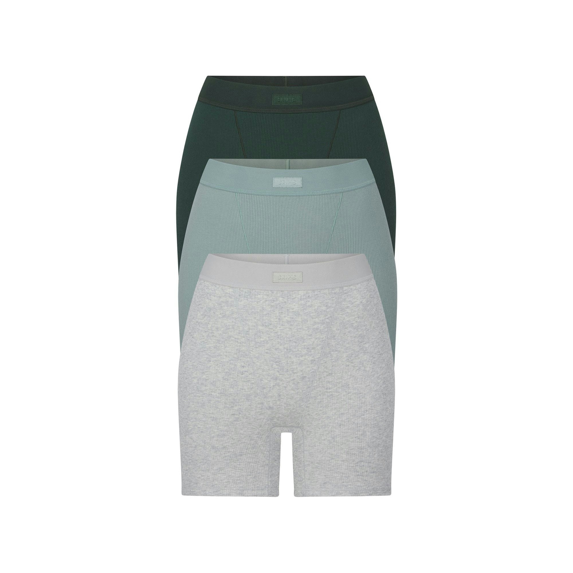 COTTON RIB BOXER 3-PACK | VAPOR MULTI ON A MODEL FRONT VIEW | FOCUS: 0.0, 1.0, 0.9