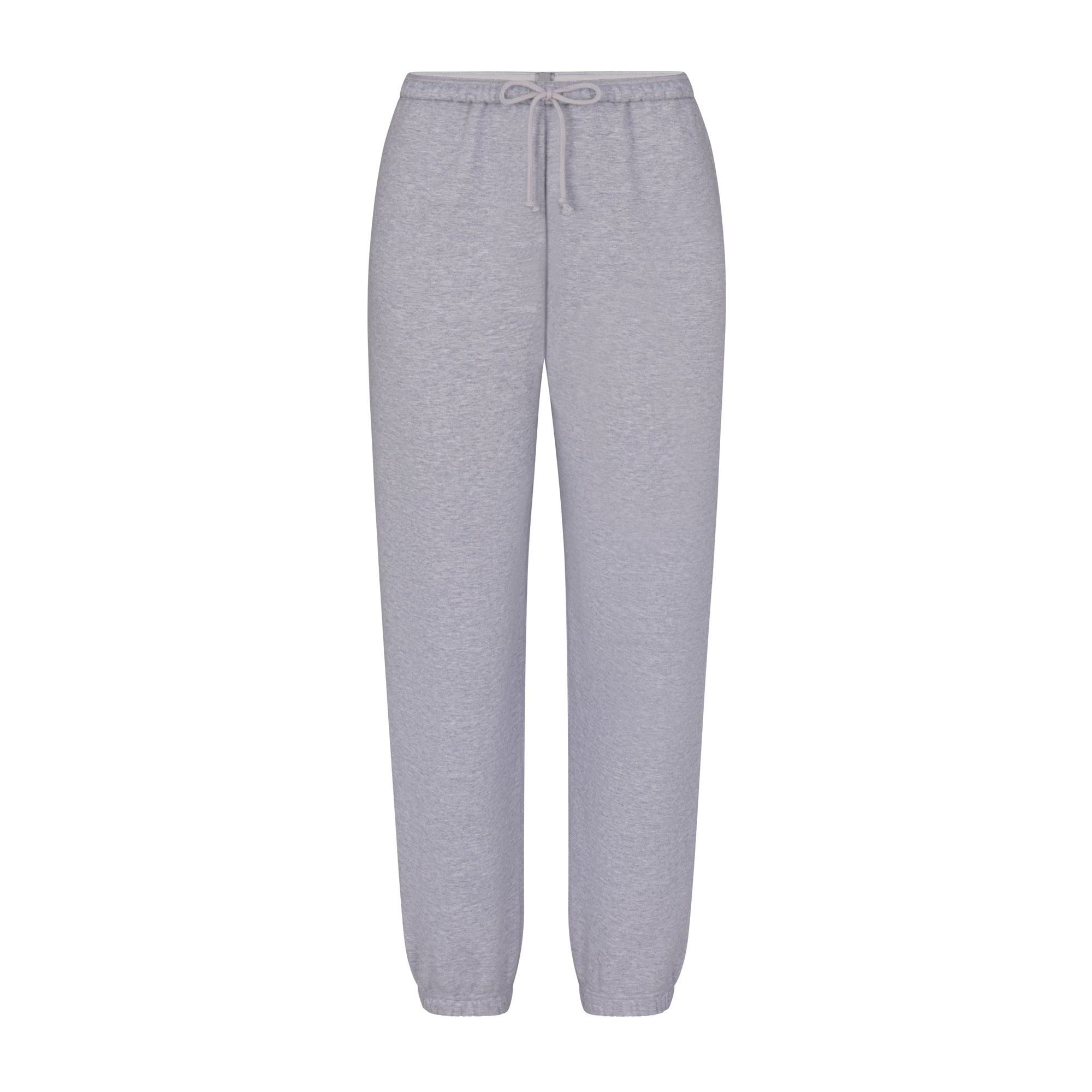 COTTON FLEECE JOGGER HEATHER GREY