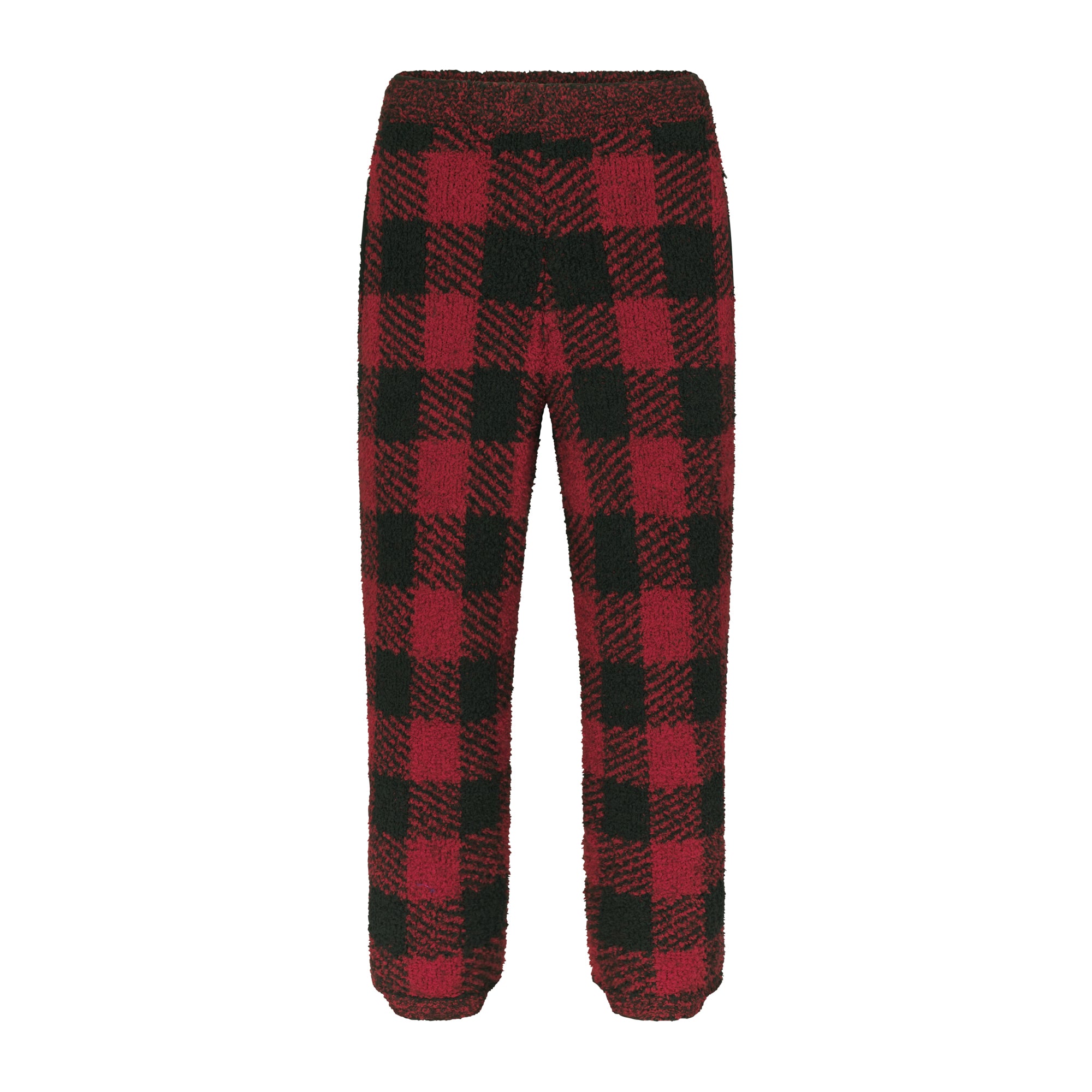 COZY KNIT UNISEX JOGGER | BRICK BUFFALO CHECK
