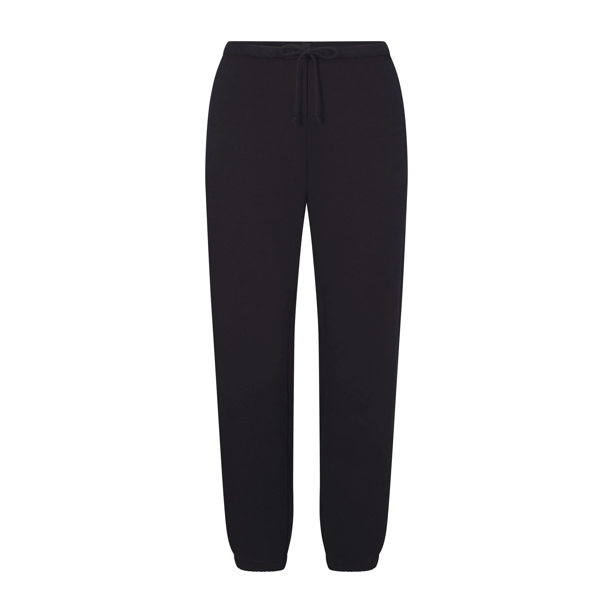 COTTON FLEECE CLASSIC JOGGER | ONYX (JOGGERS, BOTTOMS) LAYS FLAT ON A WHITE BACKGROUND | FLT