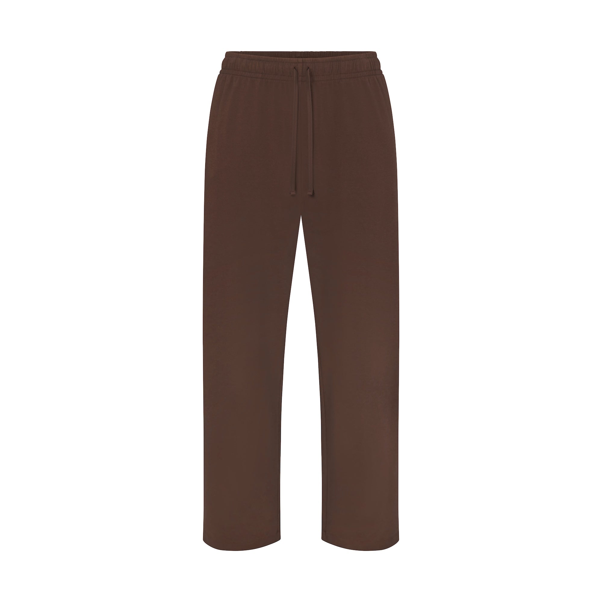 JERSEY LOUNGE MENS RELAXED STRAIGHT LEG PANT | MUD (MENS PANTS) FLAT ON A WHITE BACKGROUND | FLT
