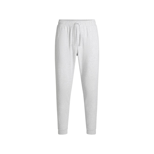 JERSEY LOUNGE MENS JOGGER | HEATHER GREY FLAT ON A WHITE BACKGROUND | FLT