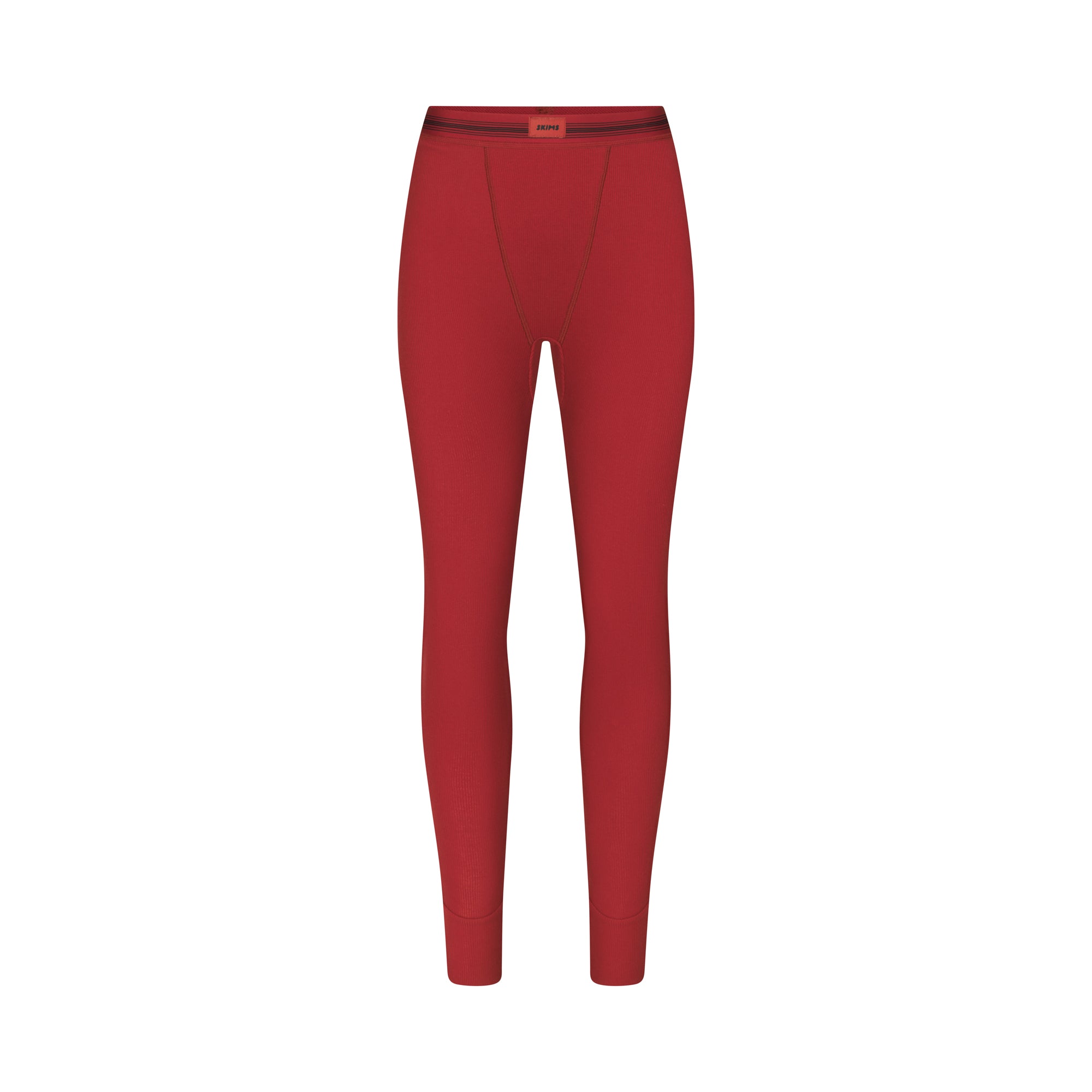 【関税込み】SKIMS パープル Cotton Rib レギンス SKIMS: Purple Cotton Rib Leggings | SSENSE
