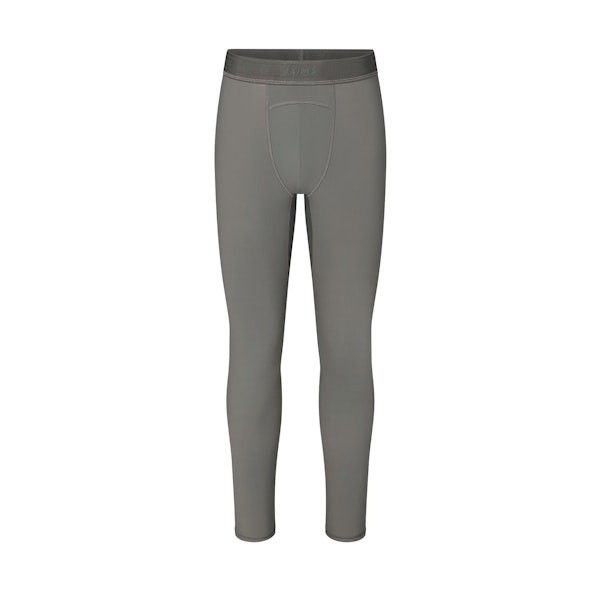 SKIMS SPORT MENS LEGGING | GUNMETAL (MENS LEGGINGS, MENS BOTTOMS) LAYS FLAT ON A WHITE BACKGROUND | FLT