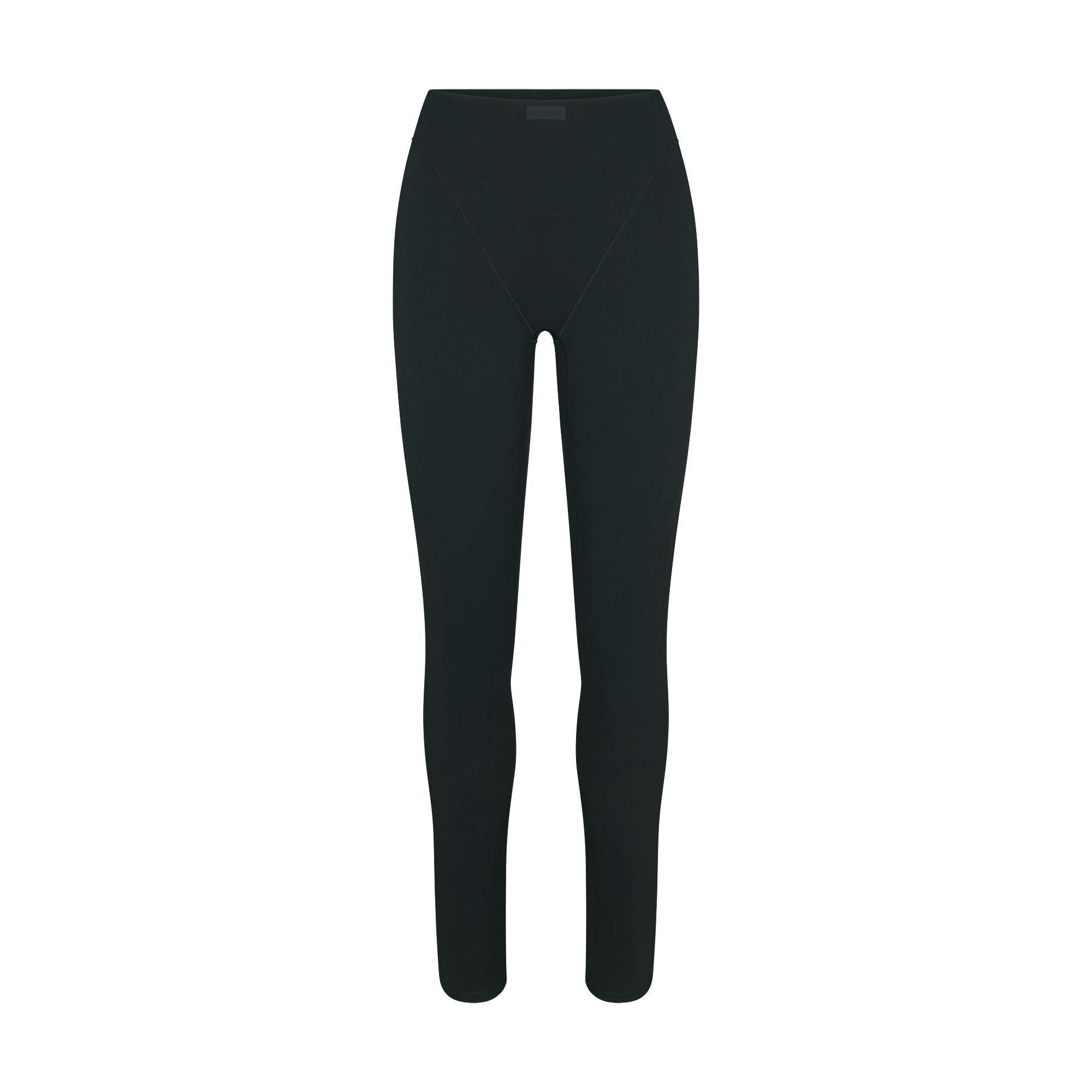 NikeSKIMS MATTE V-LINE 26" LEGGING | DARK TEAL FLAT ON A WHITE BACKGROUND | FLT