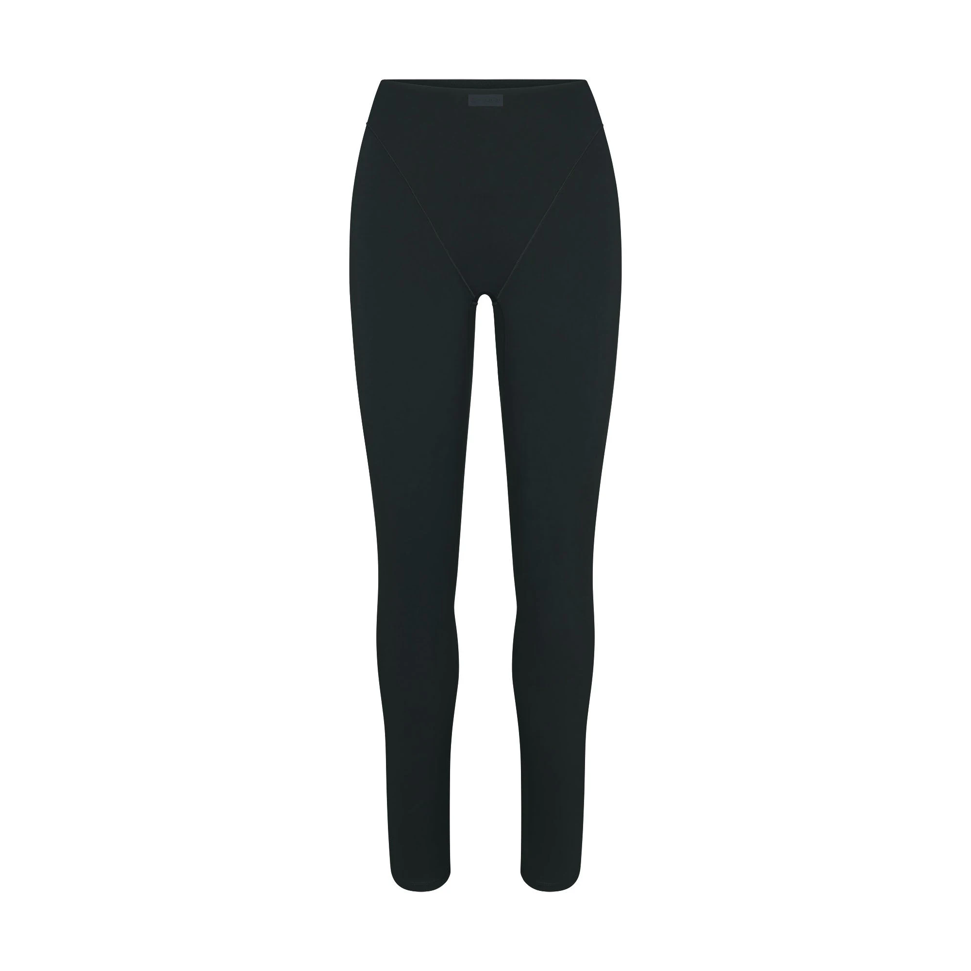 NikeSKIMS MATTE V-LINE 26" LEGGING | DARK TEAL FLAT ON A WHITE BACKGROUND | FLT