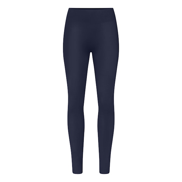 NikeSKIMS SHINE BONDED WAIST 26" LEGGING | NAVY FLAT ON A WHITE BACKGROUND | FLT