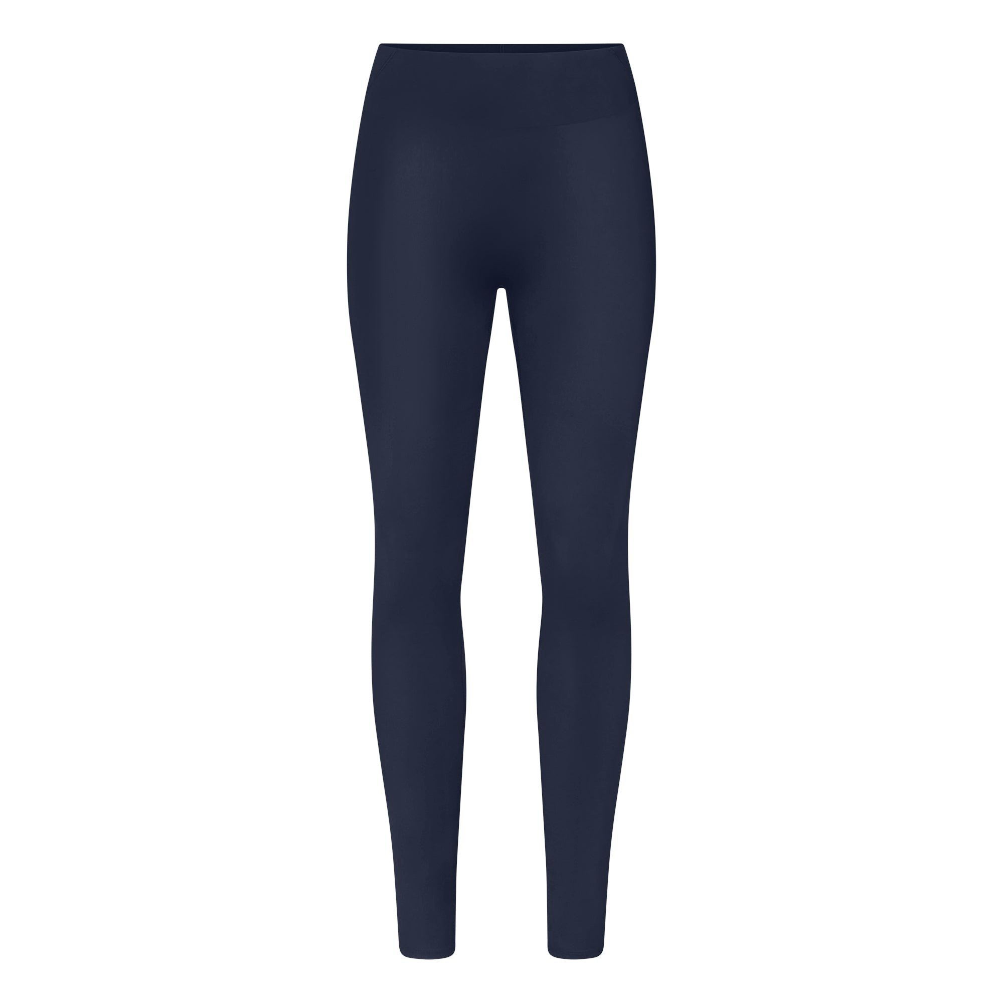 NikeSKIMS SHINE BONDED WAIST 26" LEGGING | NAVY FLAT ON A WHITE BACKGROUND | FLT