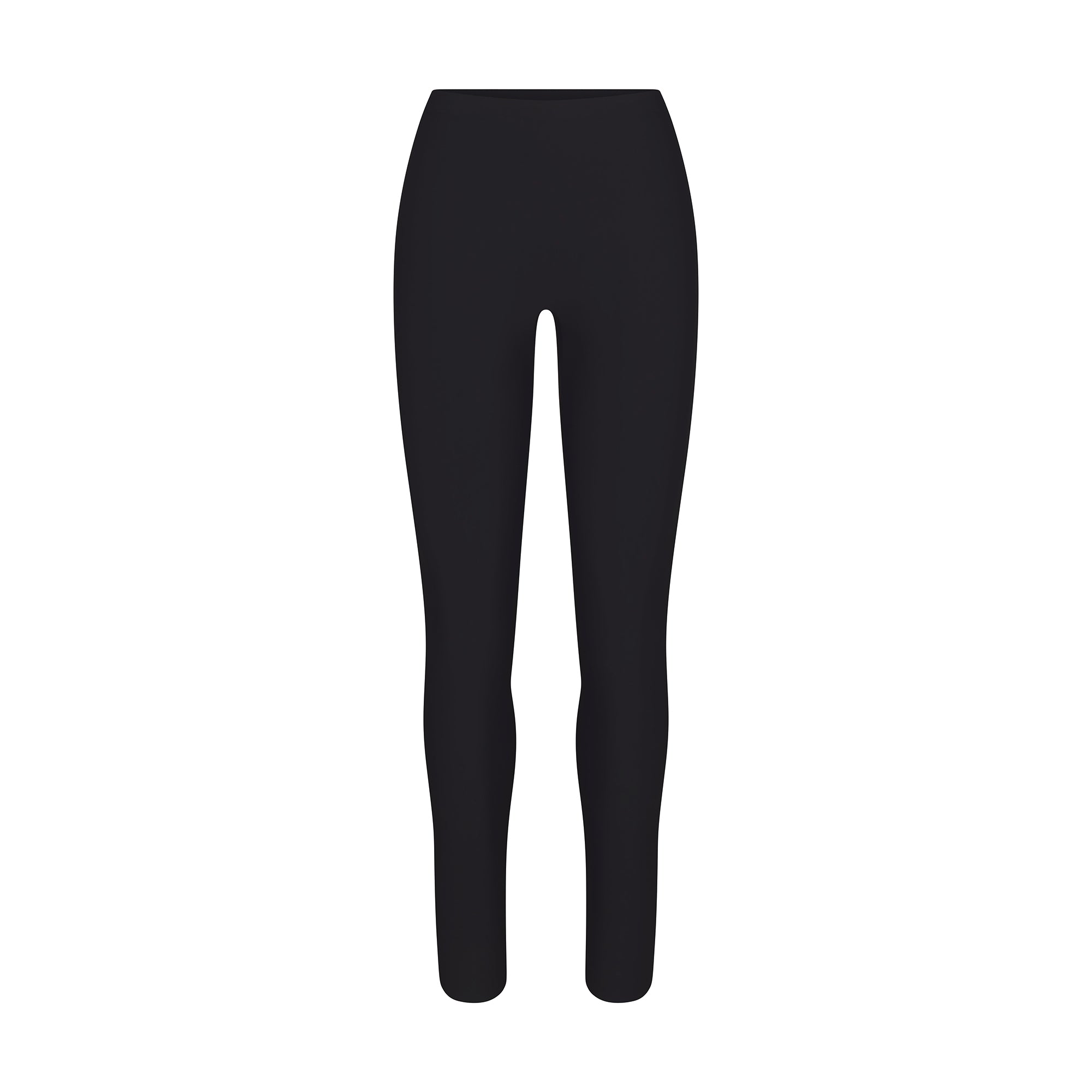 SKIMS BODY BUTT ENHANCING PADDED LEGGING | ONYX FLAT ON A WHITE BACKGROUND | FLT | FLT