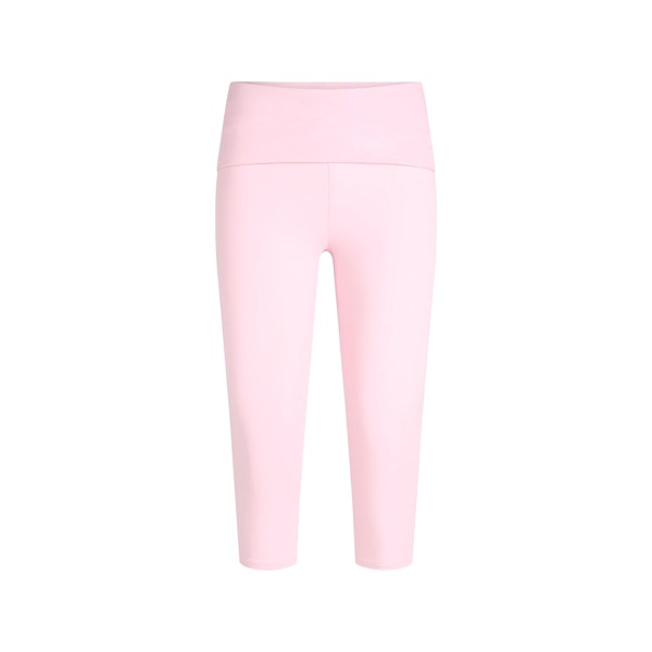 COTTON JERSEY FOLDOVER CAPRI | HALITE FLAT ON A WHITE BACKGROUND @ | FLT