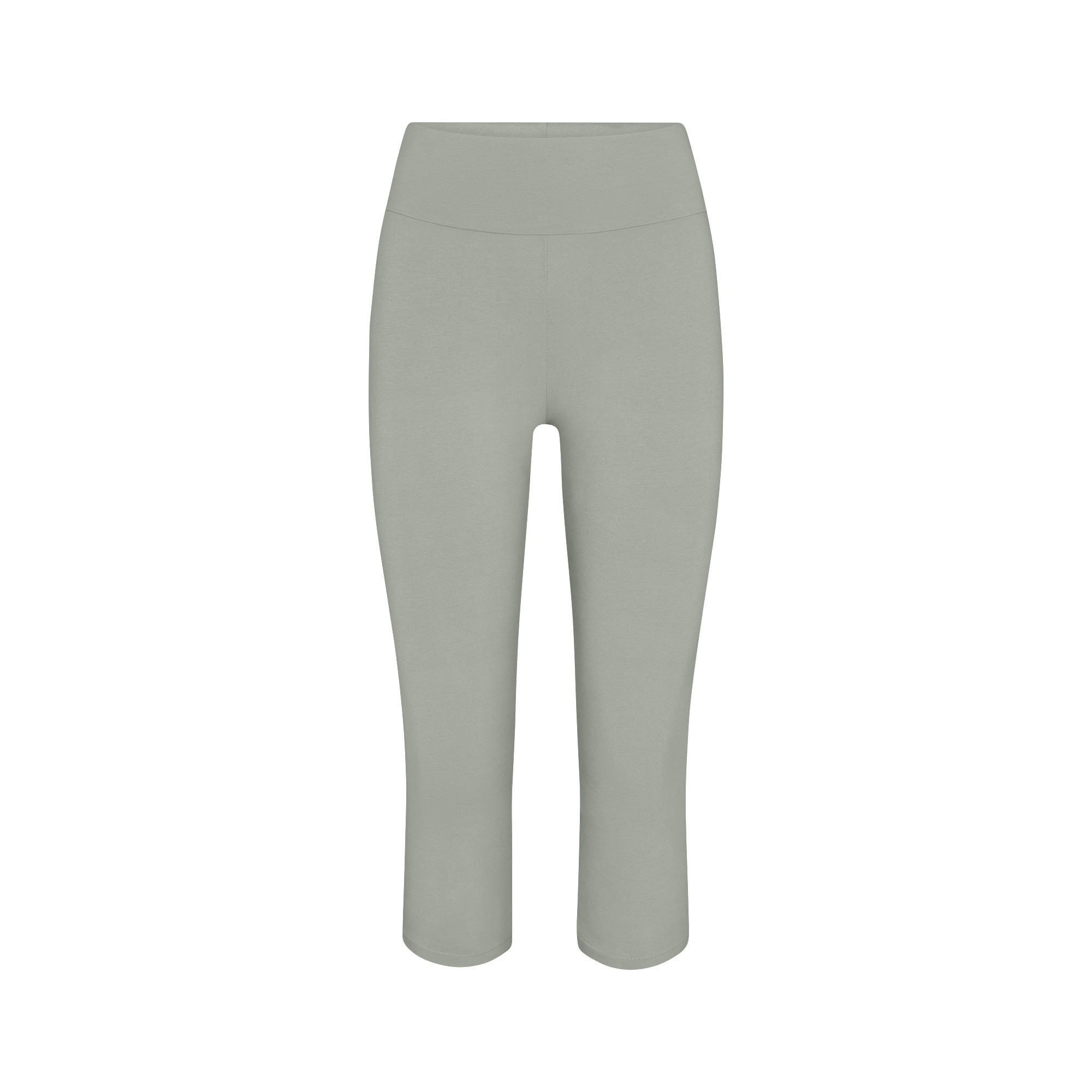 COTTON JERSEY FOLDOVER CAPRI | MINERAL FLAT ON A WHITE BACKGROUND | FLT