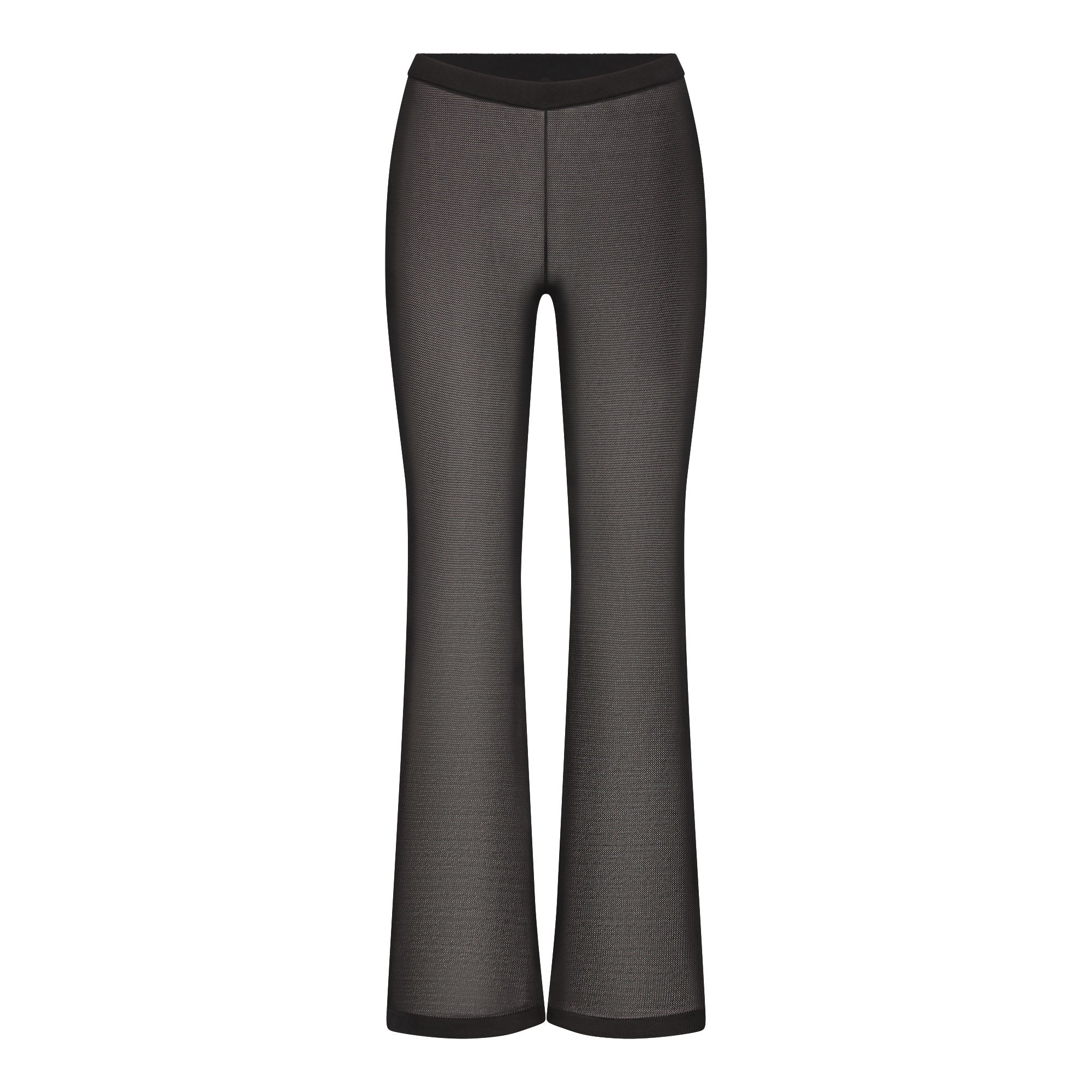 LOGO POINTELLE STRAIGHT LEG PANT | SOOT | SKIMS