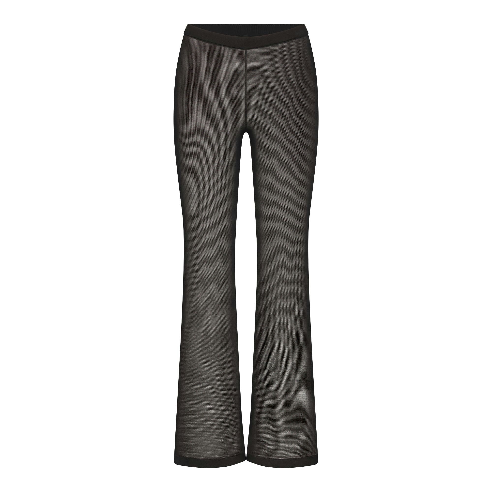 SLINKY KNIT LOW RISE PANT | OBSIDIANADDITIONAL FABRIC DETAILS