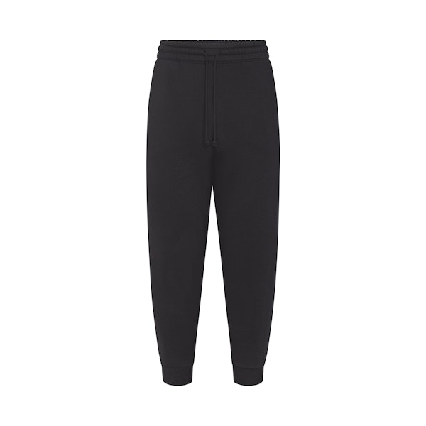 FLEECE LOUNGE MENS TAPERED JOGGER | WASHED ONYX (MENS JOGGERS, MENS BOTTOMS) LAYS FLAT ON A WHITE BACKGROUND | FLT
