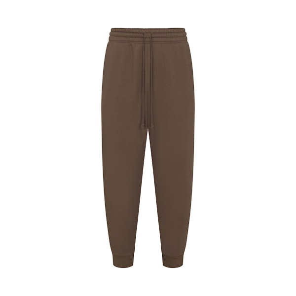 FLEECE LOUNGE MENS TAPERED JOGGER | DRIFTWOOD FLAT ON A WHITE BACKGROUND | FLT