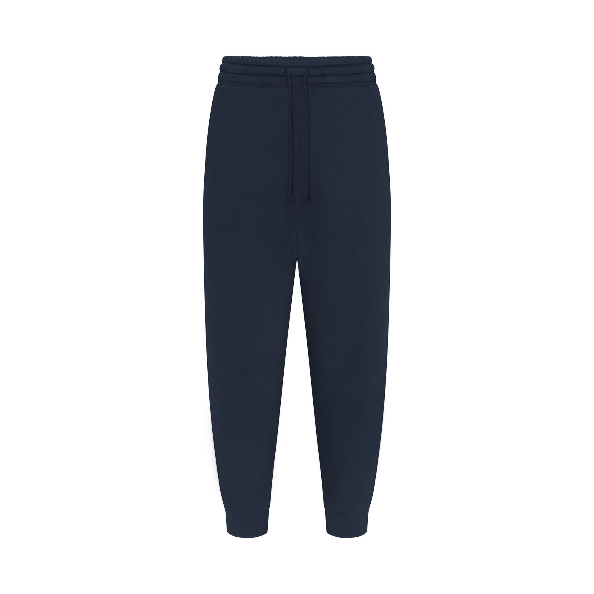 FLEECE LOUNGE MENS TAPERED JOGGER | NAVYFLAT ON A WHITE BACKGROUND | FLT