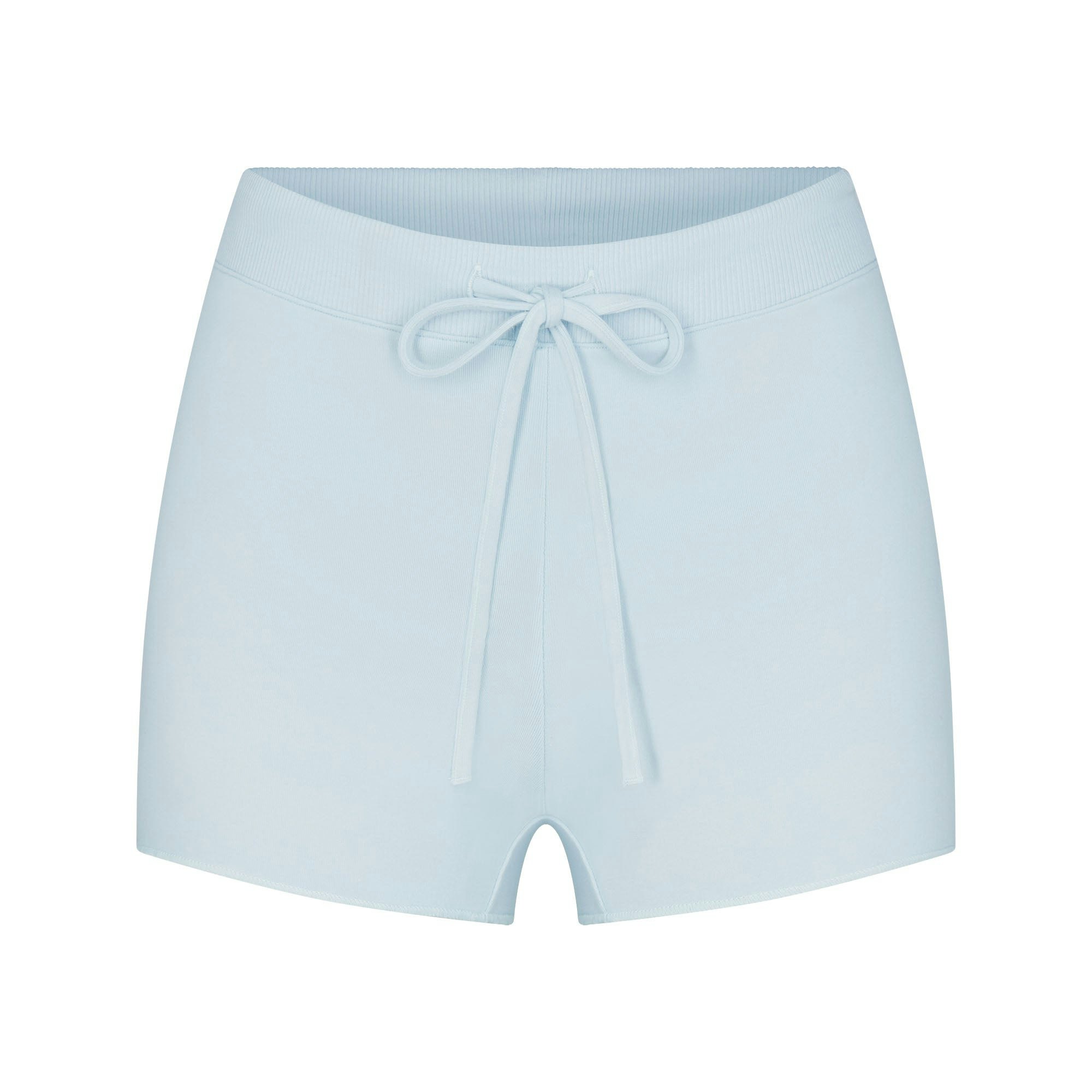 COTTON JERSEY SHORT | OPAL FLAT ON A WHITE BACKGROUND | FLT