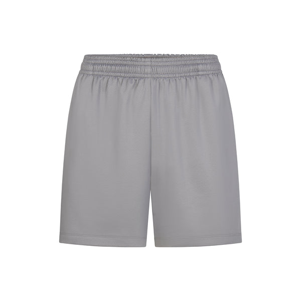 COTTON RIB LOOSE SHORT | LIGHT HEATHER GREY | XXS