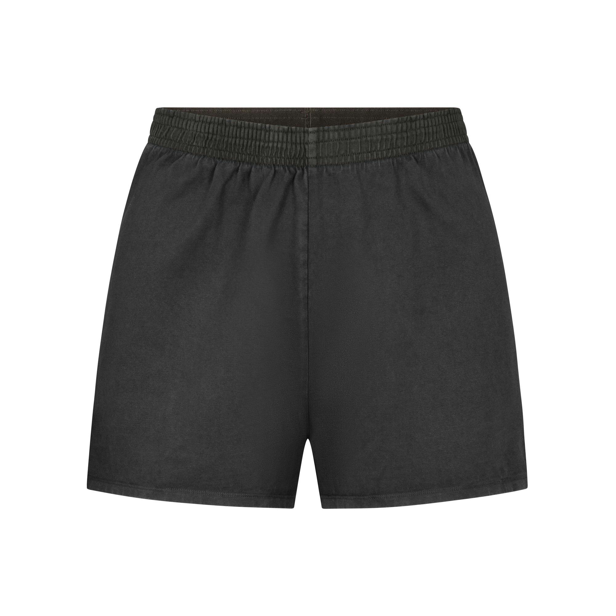 OUTDOOR JERSEY SHORT LAYS FLAT ON A WHITE BACKGROUND