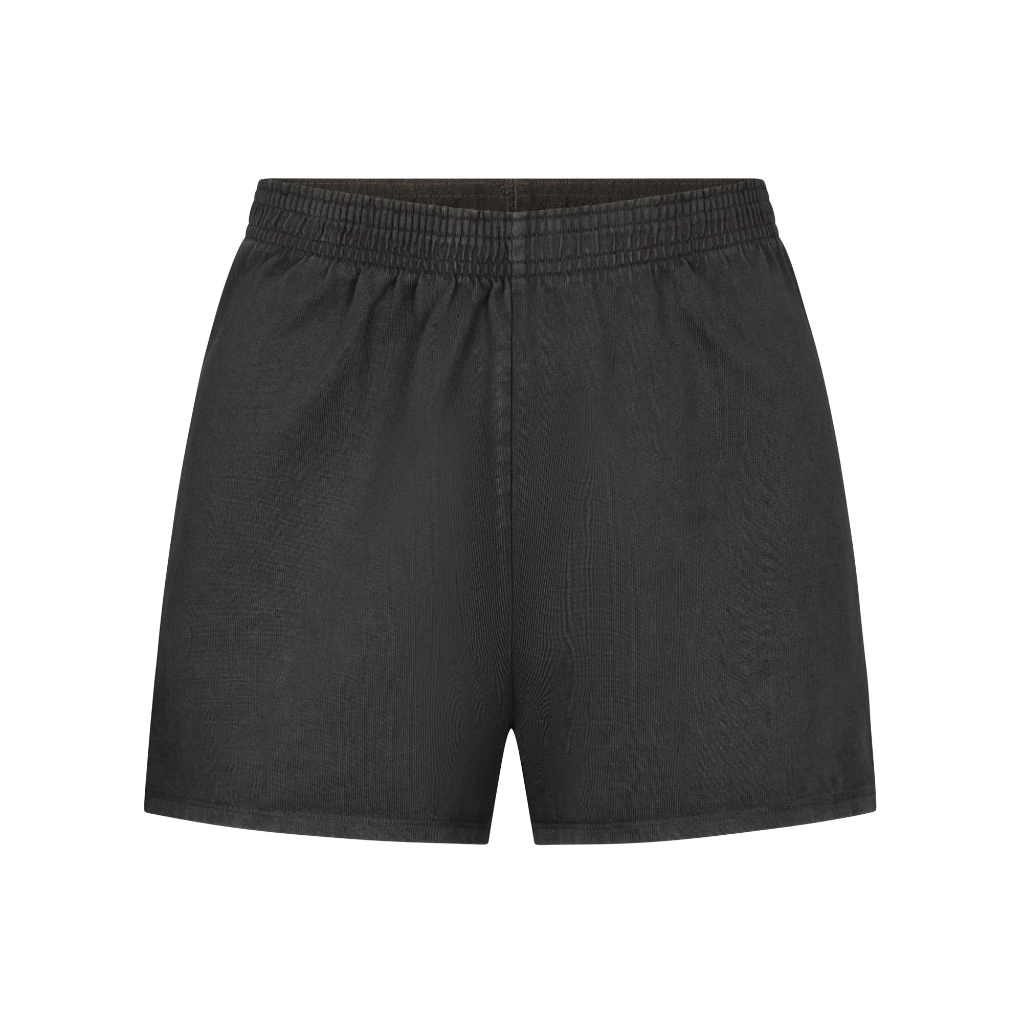 OUTDOOR JERSEY SHORT LAYS FLAT ON A WHITE BACKGROUND