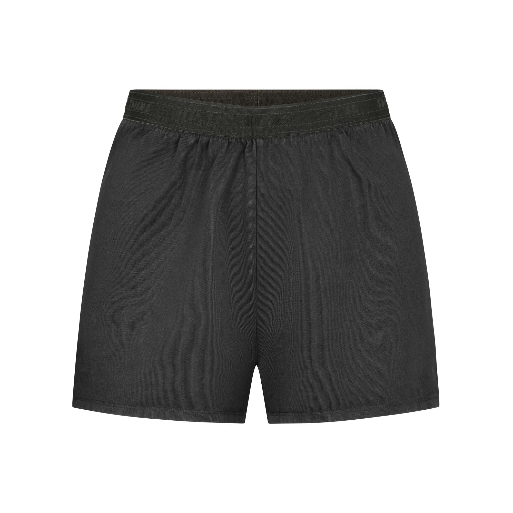 OUTDOOR JERSEY SHORT LAYS FLAT ON A WHITE BACKGROUND