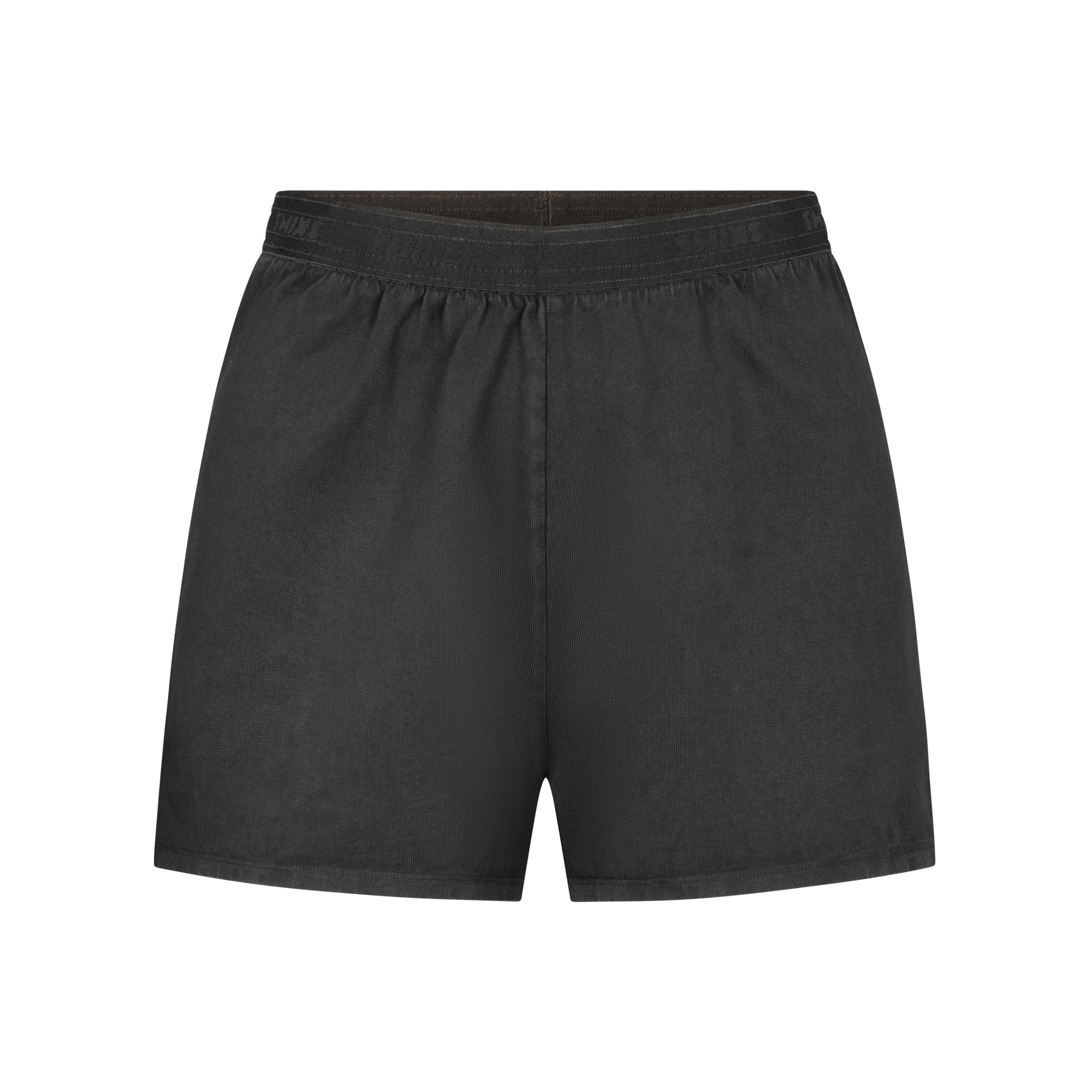 OUTDOOR JERSEY SHORT LAYS FLAT ON A WHITE BACKGROUND