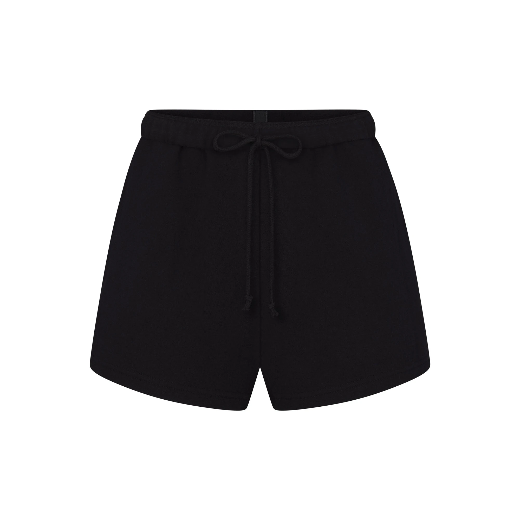 COTTON FLEECE CLASSIC SHORT | ONYX (SHORTS, BOTTOMS) LAYS FLAT ON A WHITE BACKGROUND | FLT