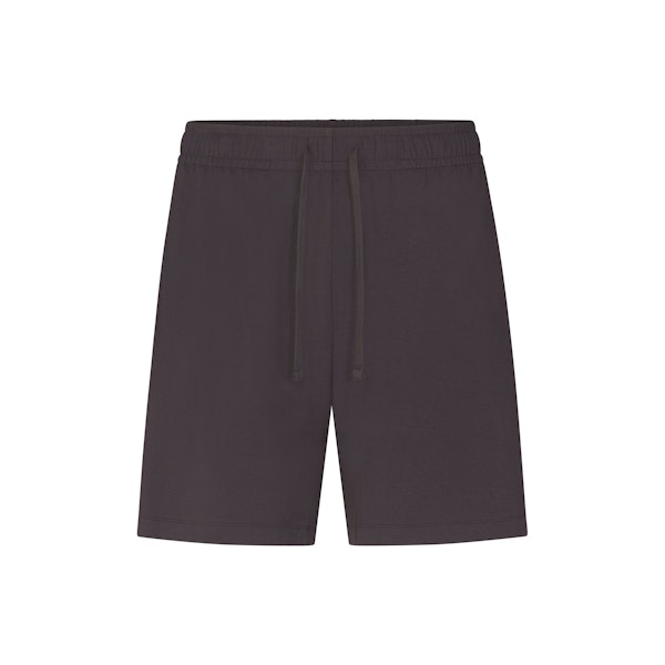 JERSEY LOUNGE MENS RELAXED SHORT | ASH (MENS SHORTS, MENS BOTTOMS) LAYS FLAT ON A WHITE BACKGROUND | FLT