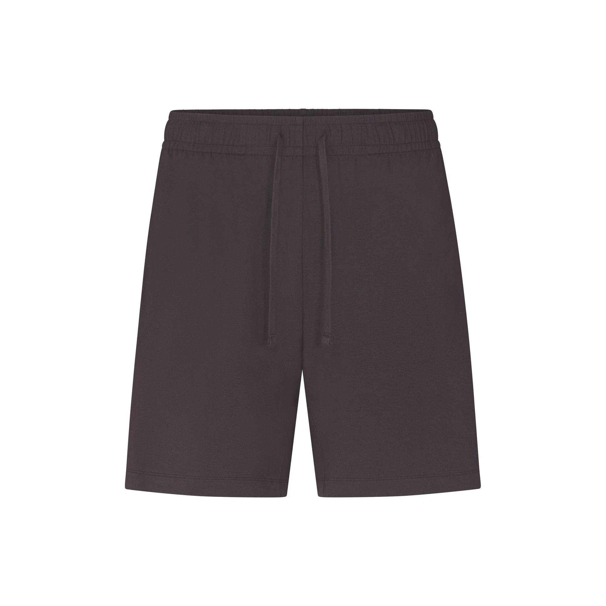 JERSEY LOUNGE MENS RELAXED SHORT | ASH (MENS SHORTS, MENS BOTTOMS) LAYS FLAT ON A WHITE BACKGROUND | FLT