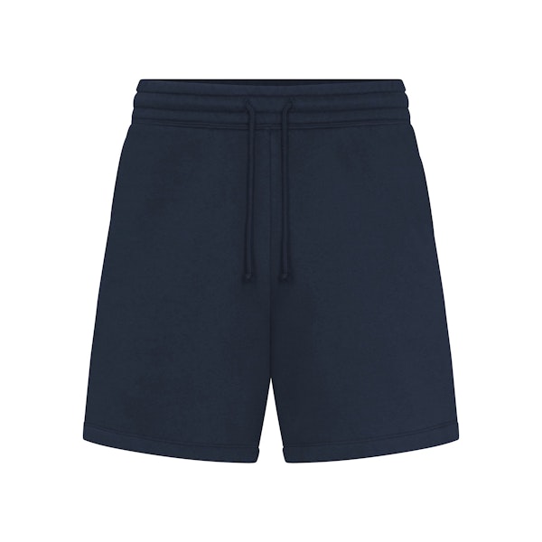 FLEECE LOUNGE MENS RELAXED SHORT | NAVYFLAT ON A WHITE BACKGROUND | FLT
