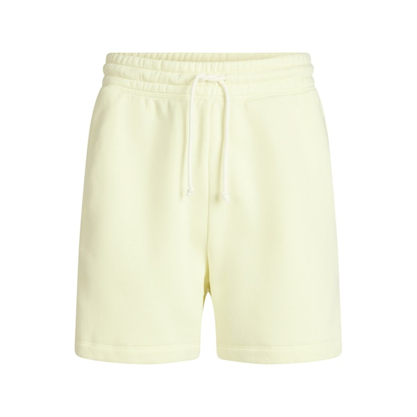FLEECE LOUNGE MENS RELAXED SHORT | SULFUR FLAT ON A WHITE BACKGROUND | FLT