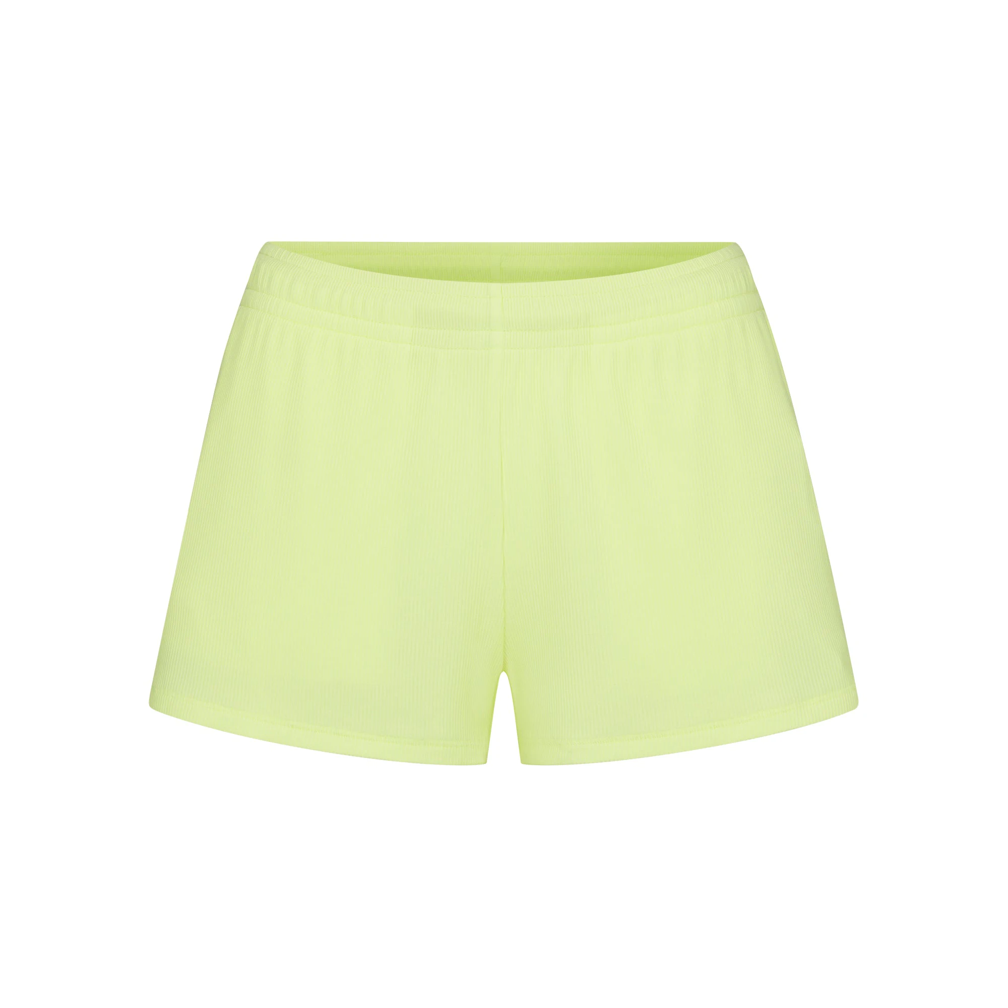 SOFT LOUNGE LOOSE SHORT | LEMONADE (SHORTS, BOTTOMS) ON A WHITE BACKGROUND